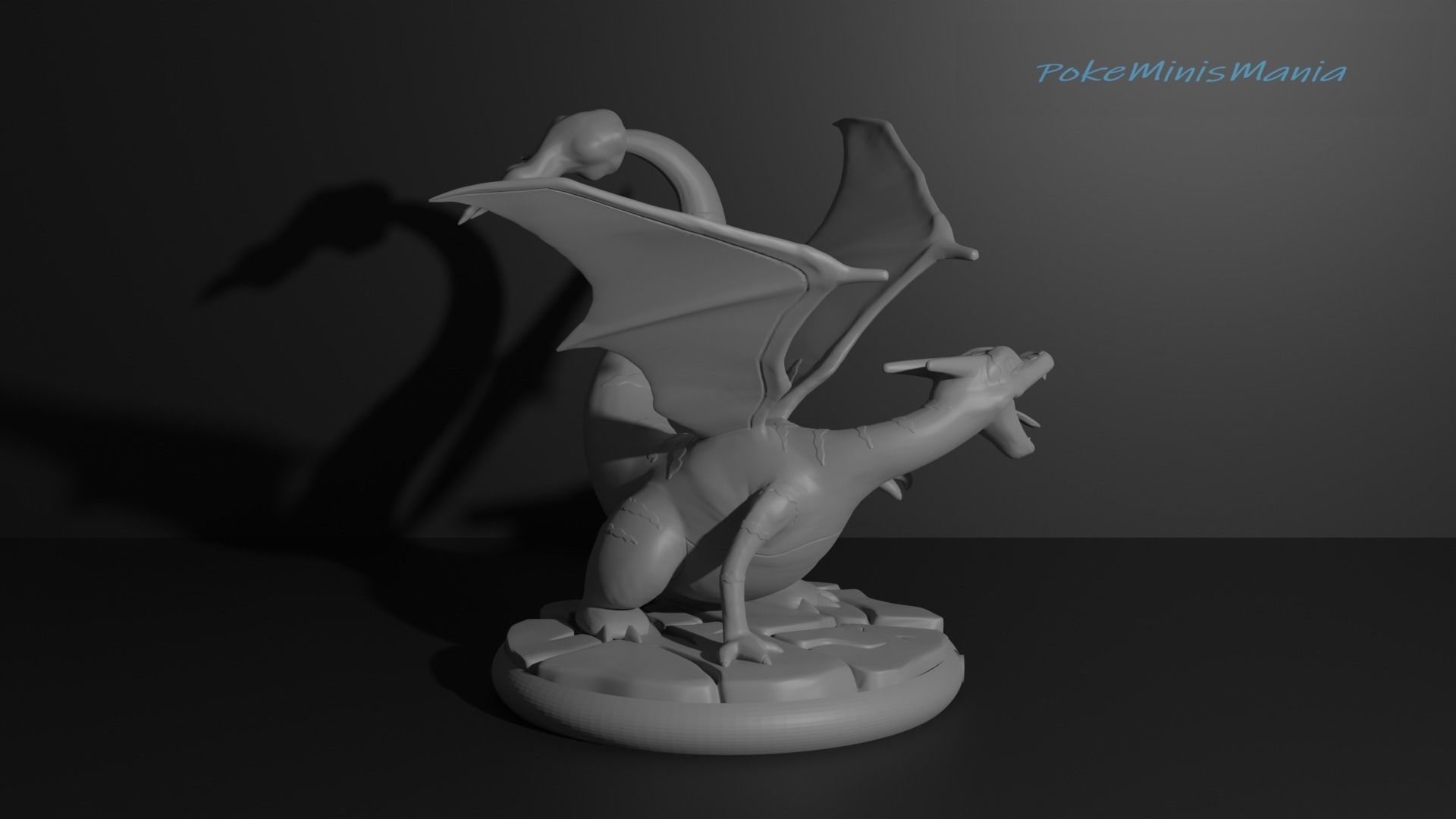 Clone Charizard pokemon 3D print model 3D print model_7