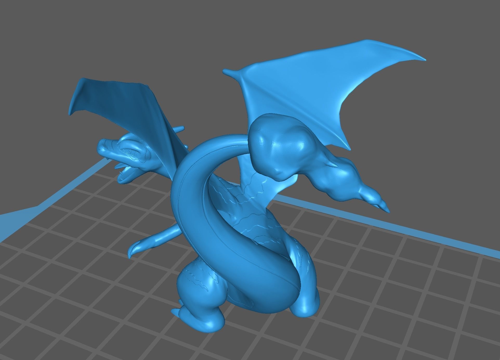 Clone Charizard pokemon 3D print model 3D print model_12