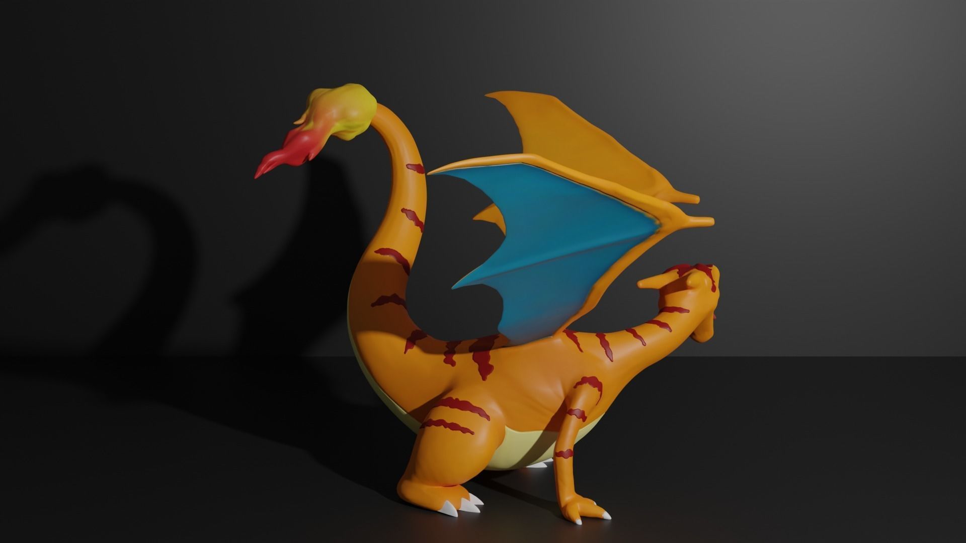 Clone Charizard pokemon 3D print model 3D print model_4