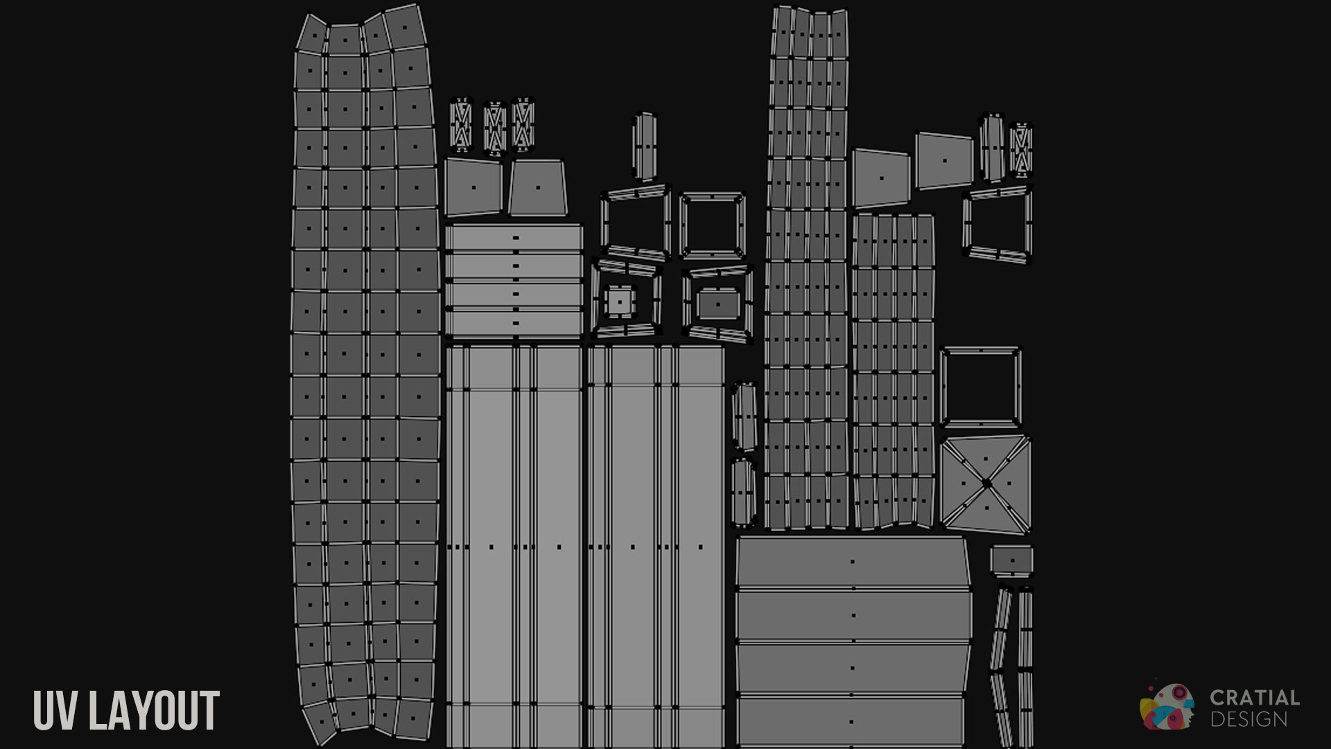 Stylized Wooden Bridge Low-poly 3D model_12