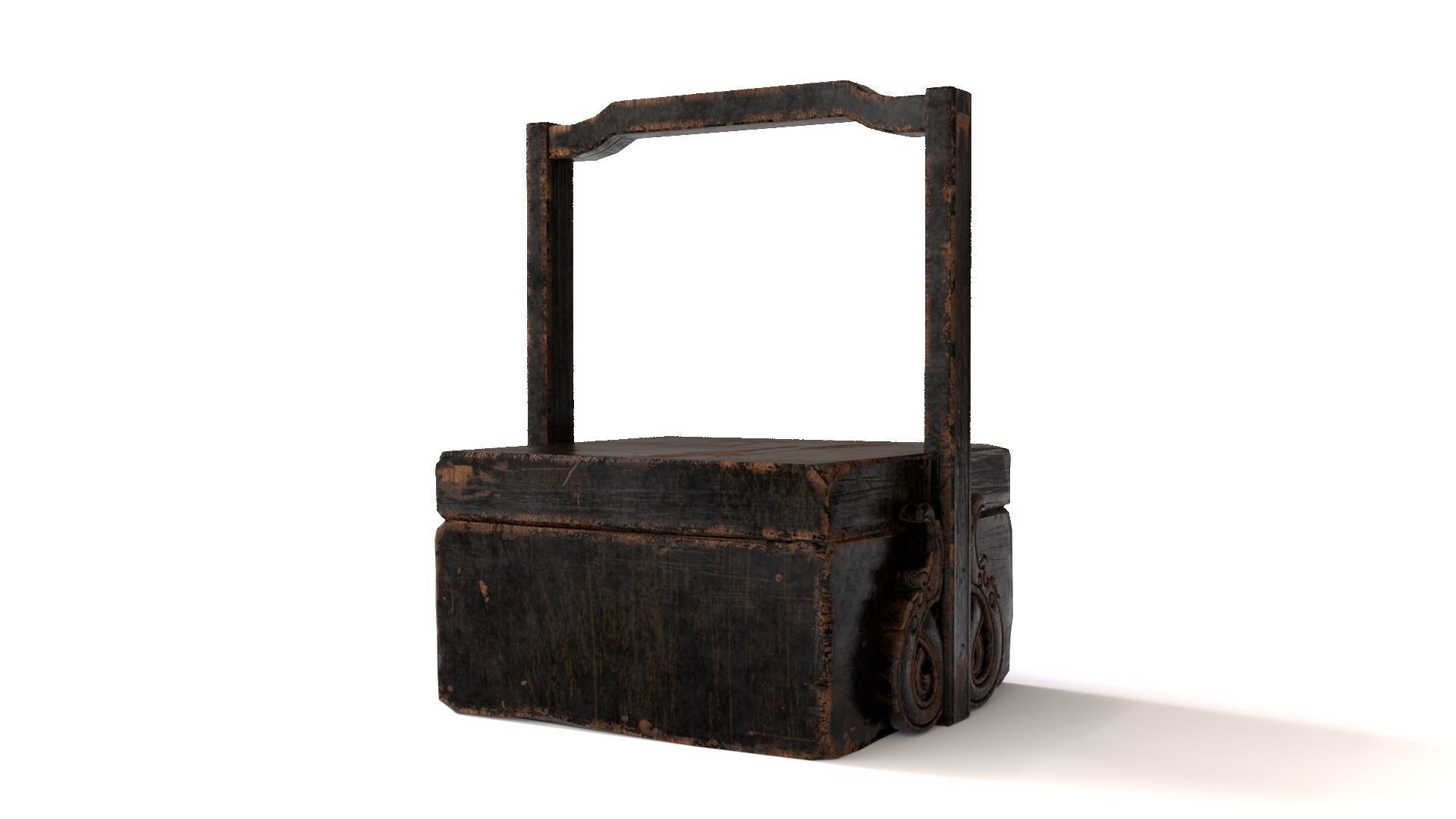 old chest 3D model_2
