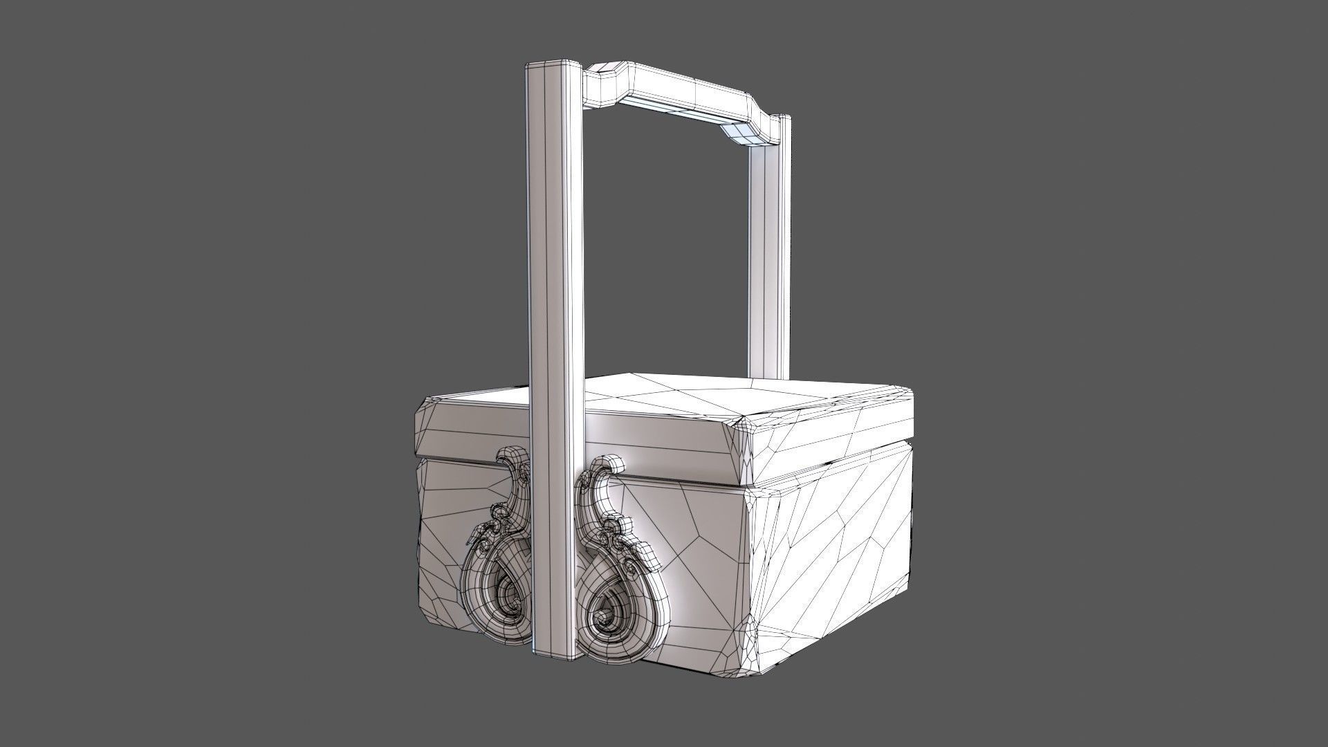 old chest 3D model_7