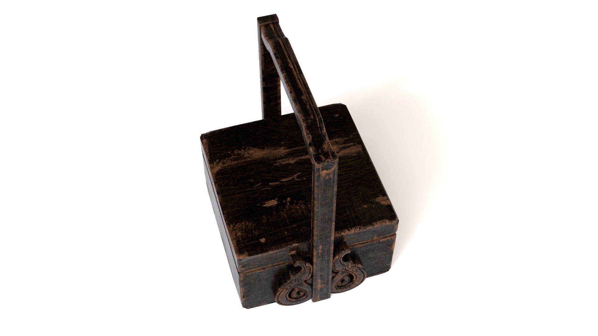 old chest 3D model_5