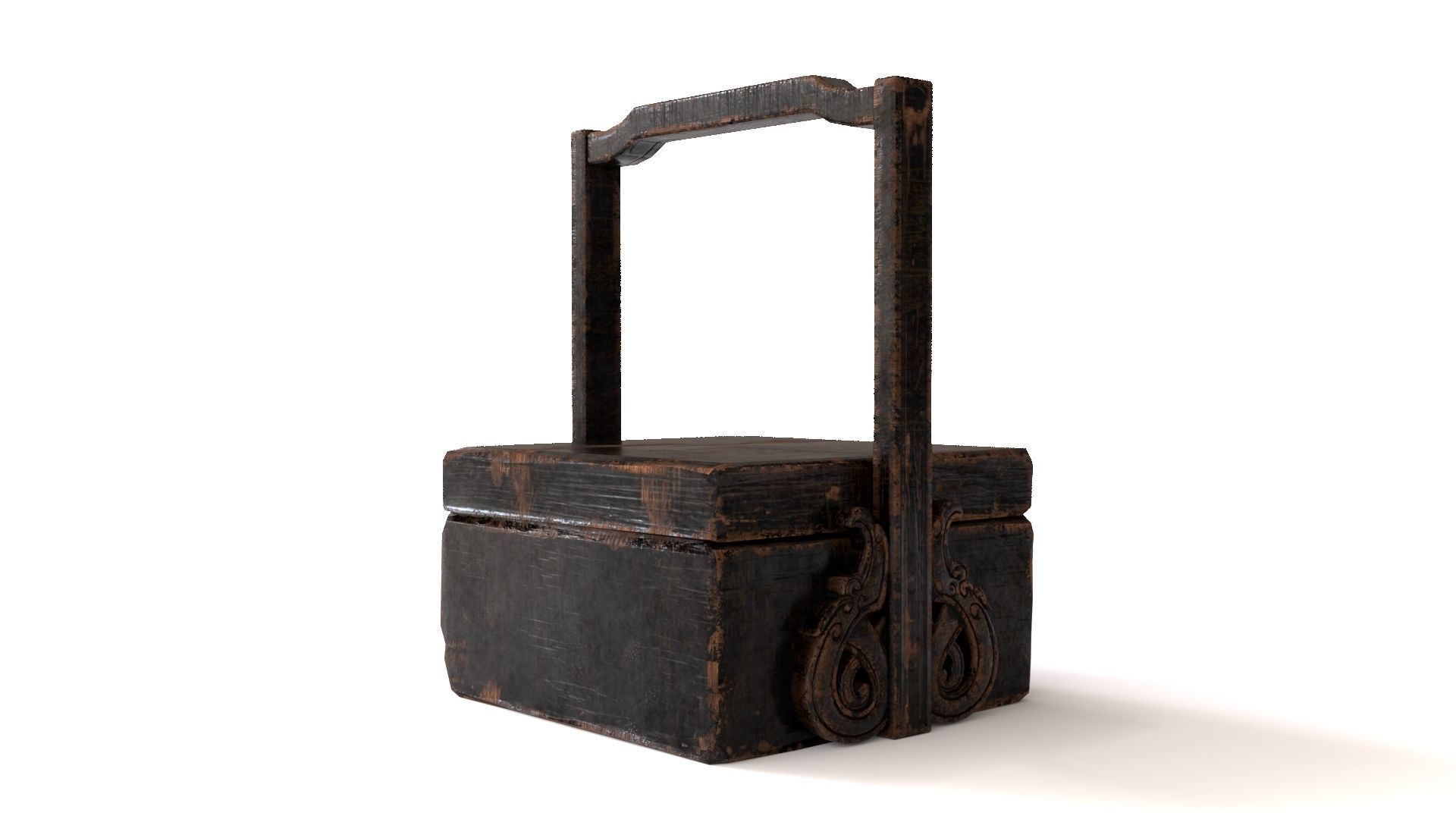 old chest 3D model_3