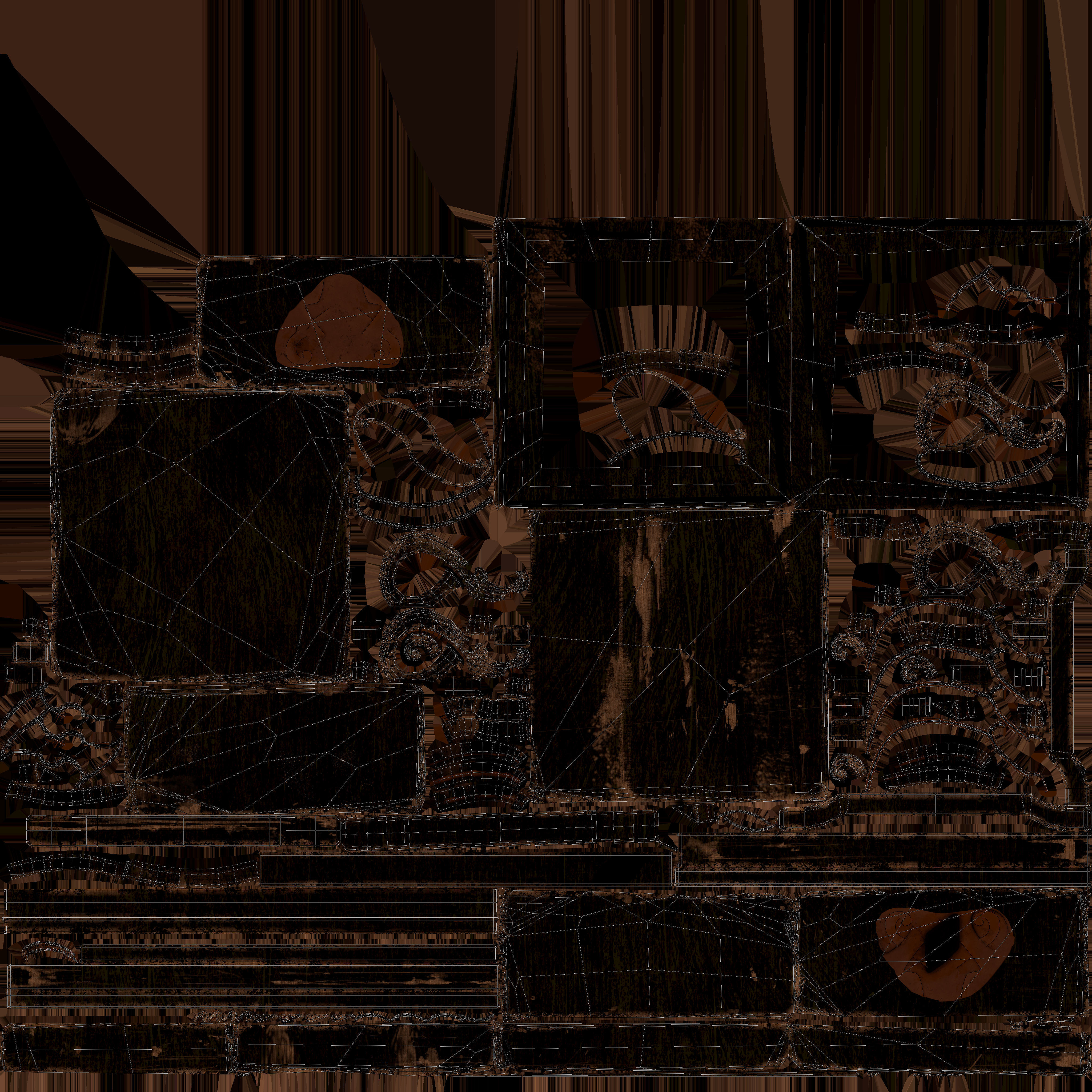 old chest 3D model_6