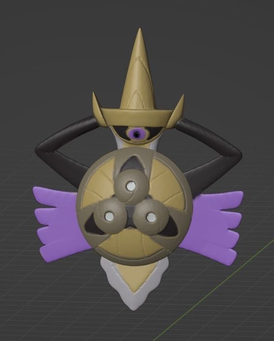 Aegislash 3D model 3D printable | CGTrader