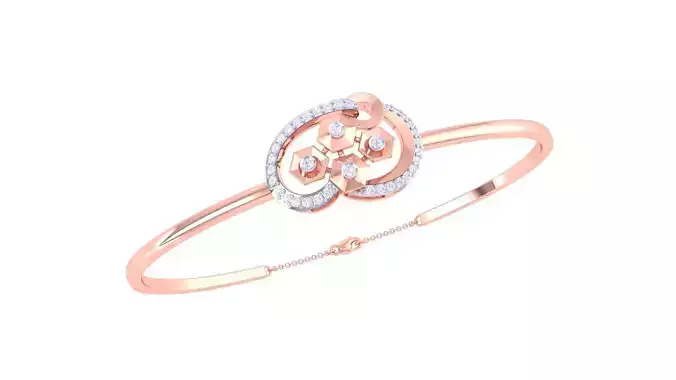 Women Diamond Bracelet 3dm stl obj gltf glb 3mf renders detail