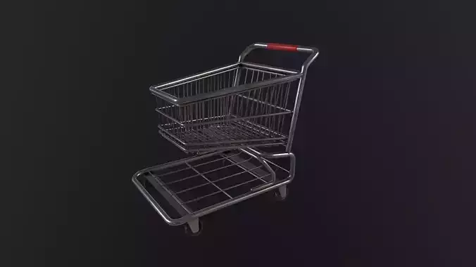 Shopping Cart 3D Model