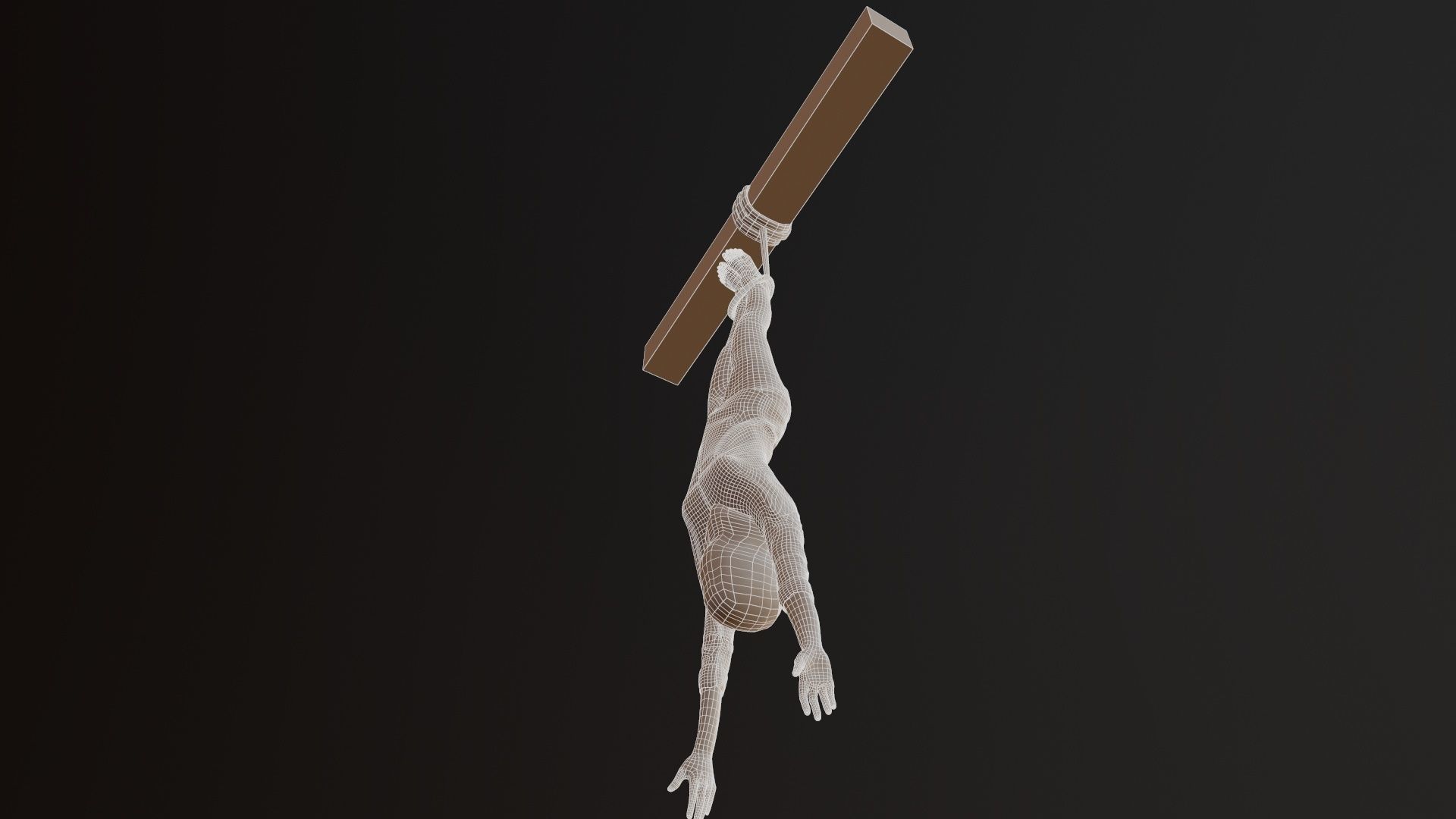 hangedv3 Low-poly 3D model_7