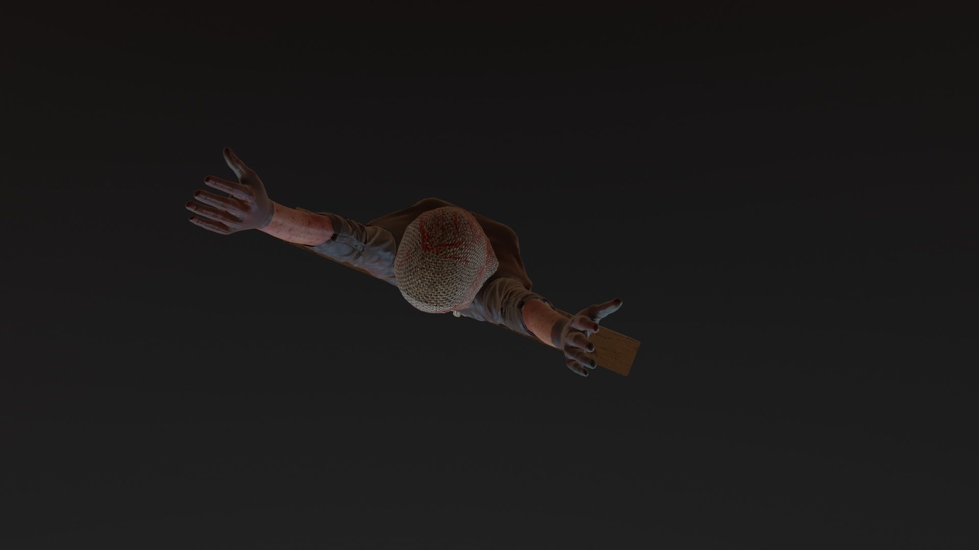 hangedv3 Low-poly 3D model_5