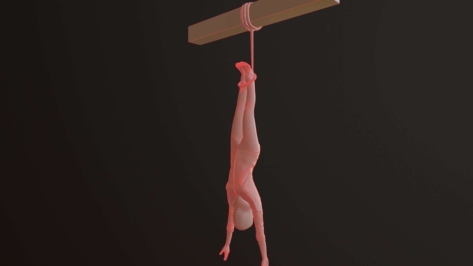 hangedv3 Low-poly 3D model_10