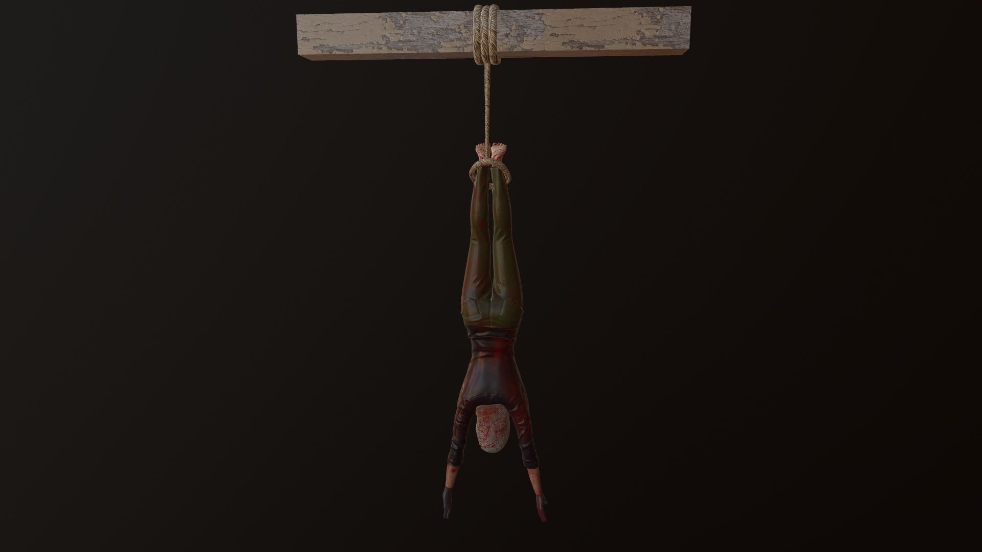 hangedv3 Low-poly 3D model_3