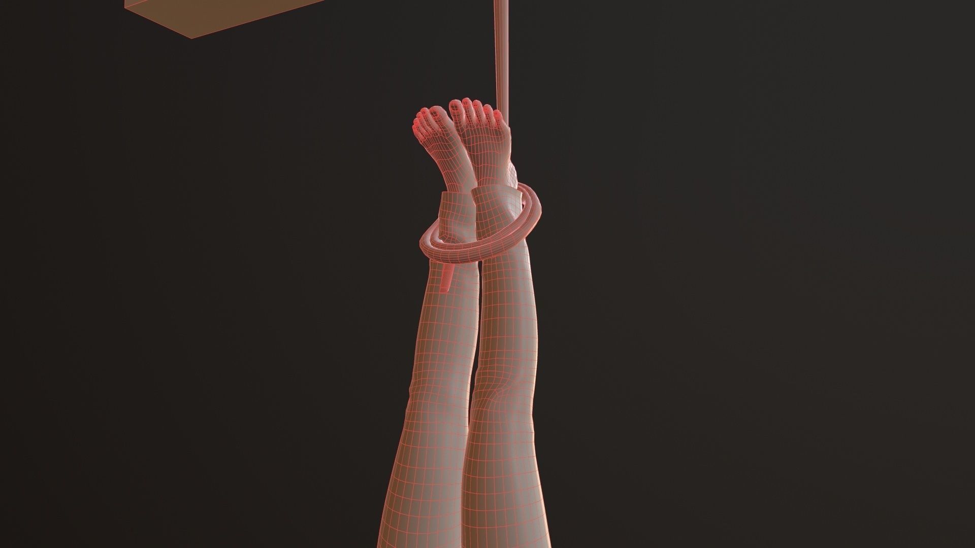 hangedv3 Low-poly 3D model_14