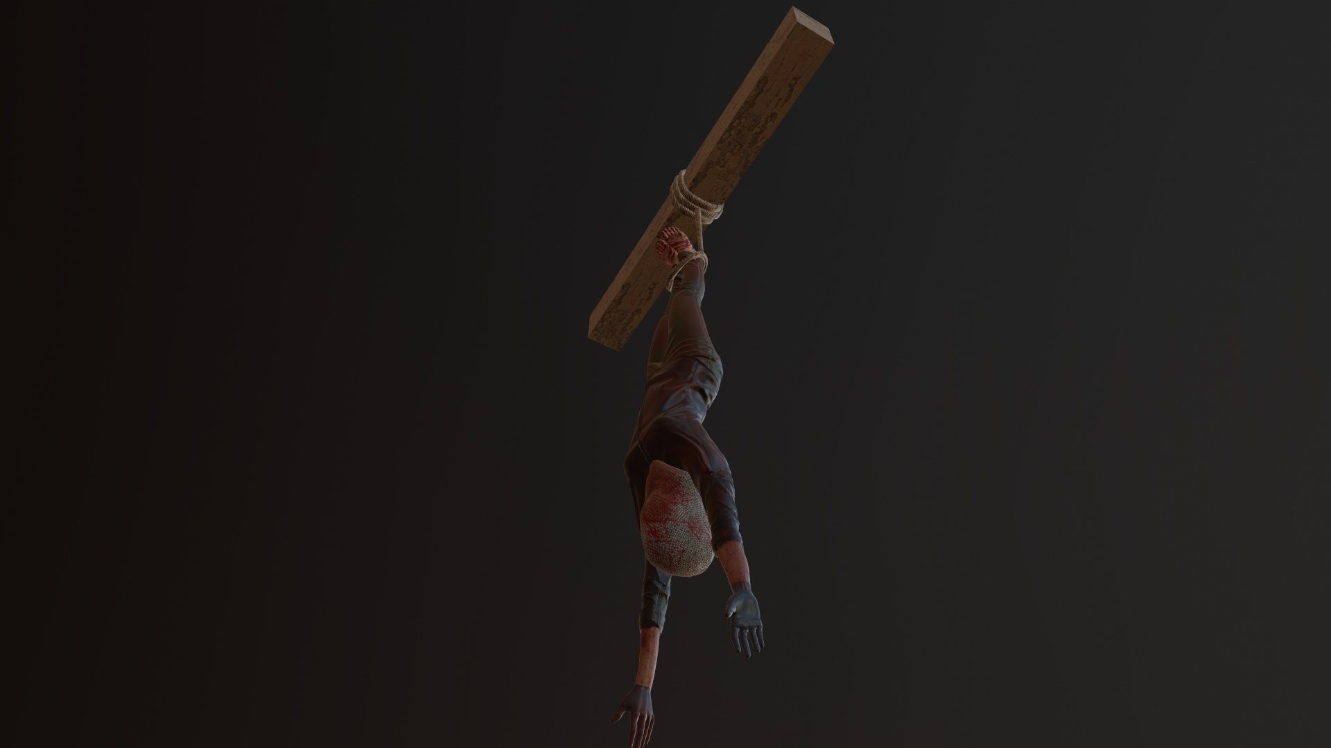 hangedv3 Low-poly 3D model_6