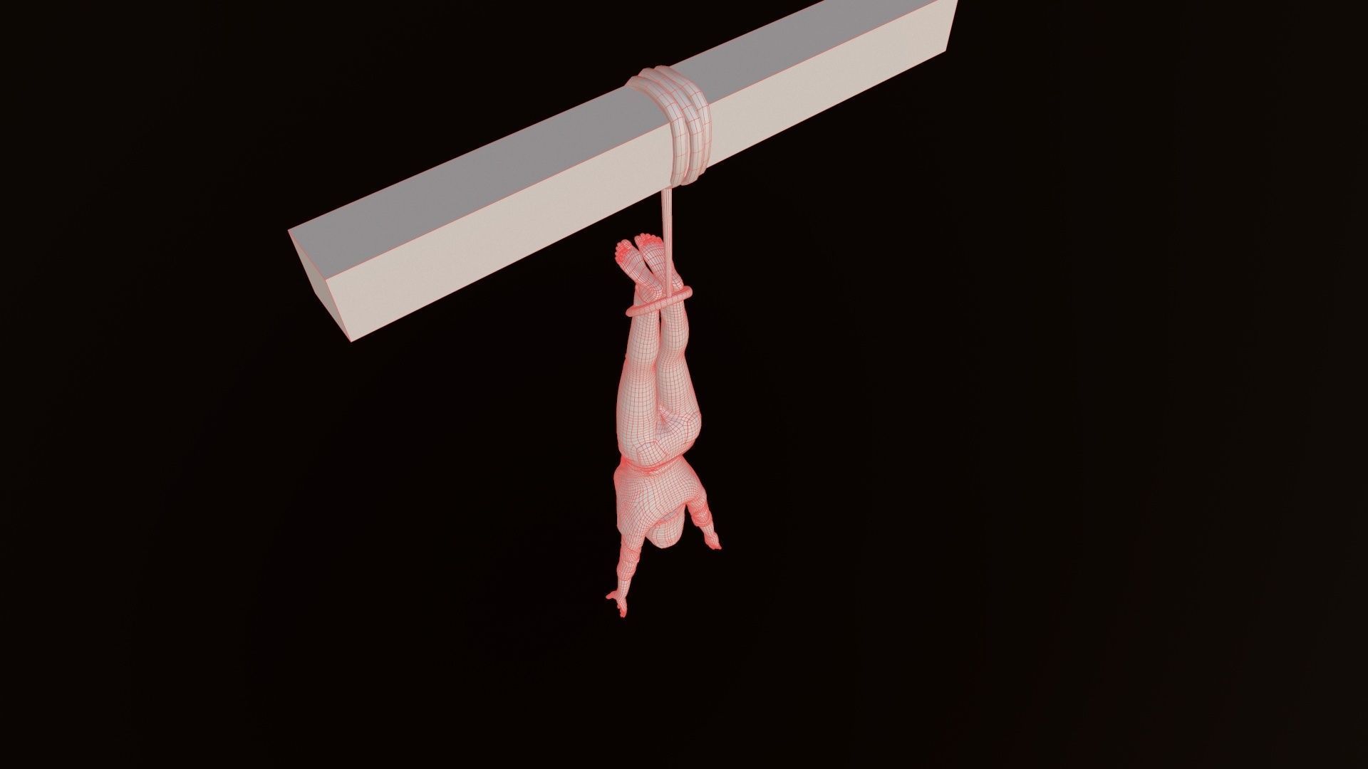 hangedv3 Low-poly 3D model_11