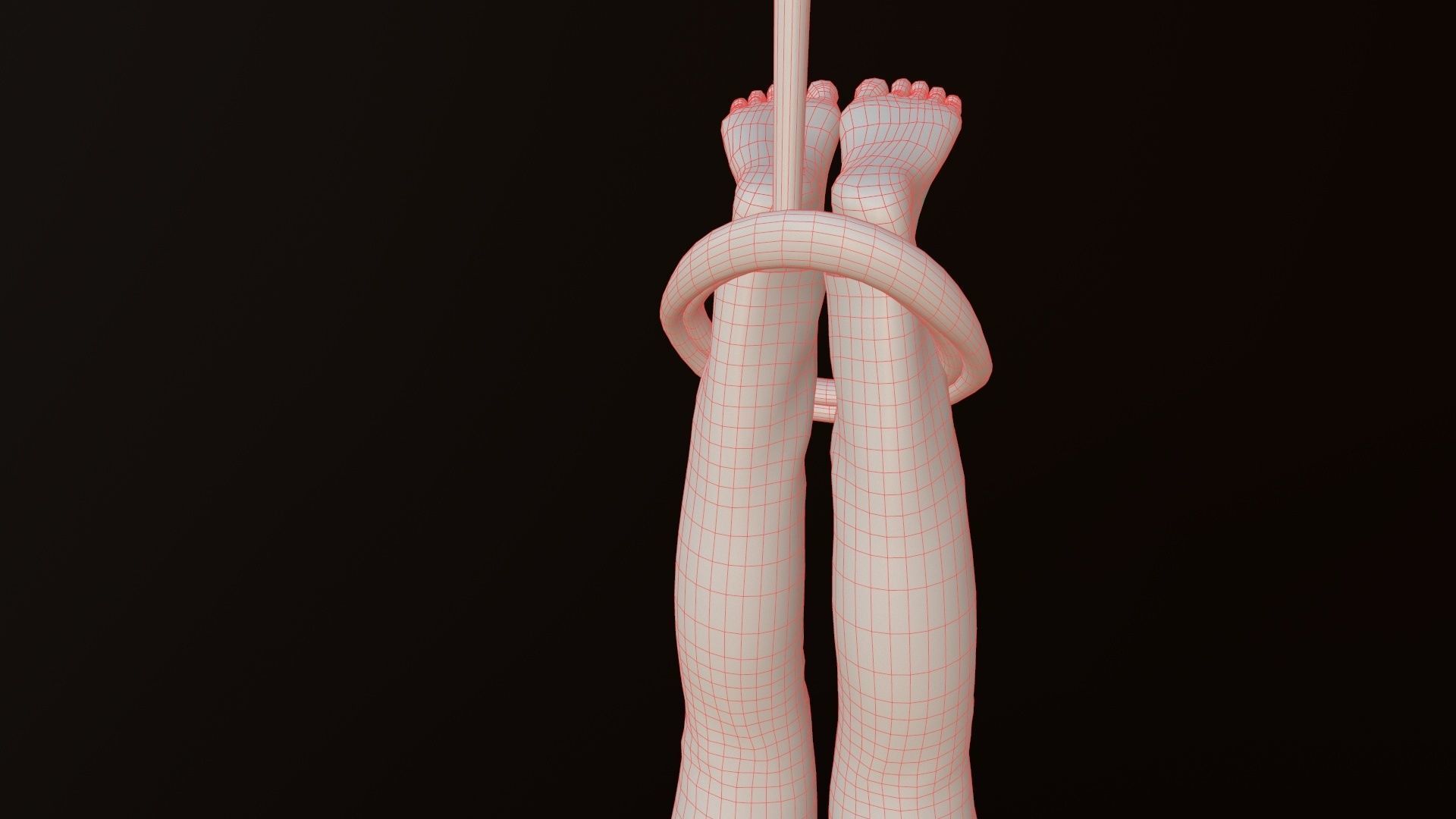 hangedv3 Low-poly 3D model_15