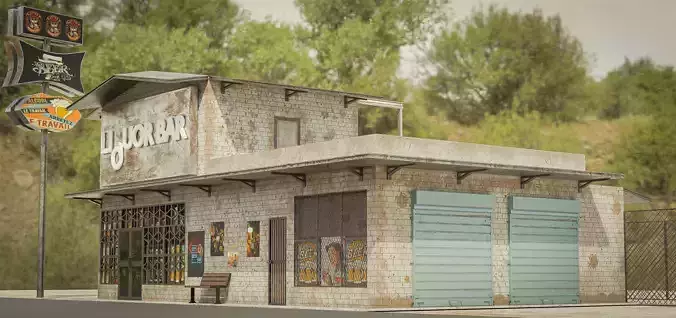 Liquor Grocery Outdoor Design