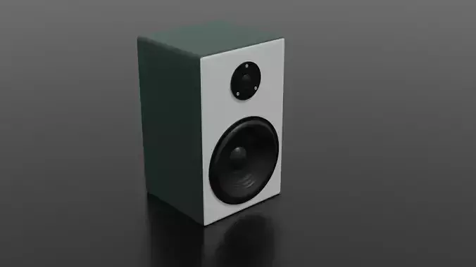 Low Poly Generic Speaker PBR Low-poly 3D model