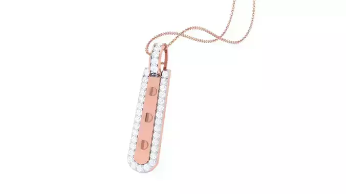 Screw Head Tablet Diamond Pendant 3dm stl obj gltf glb 3mf 