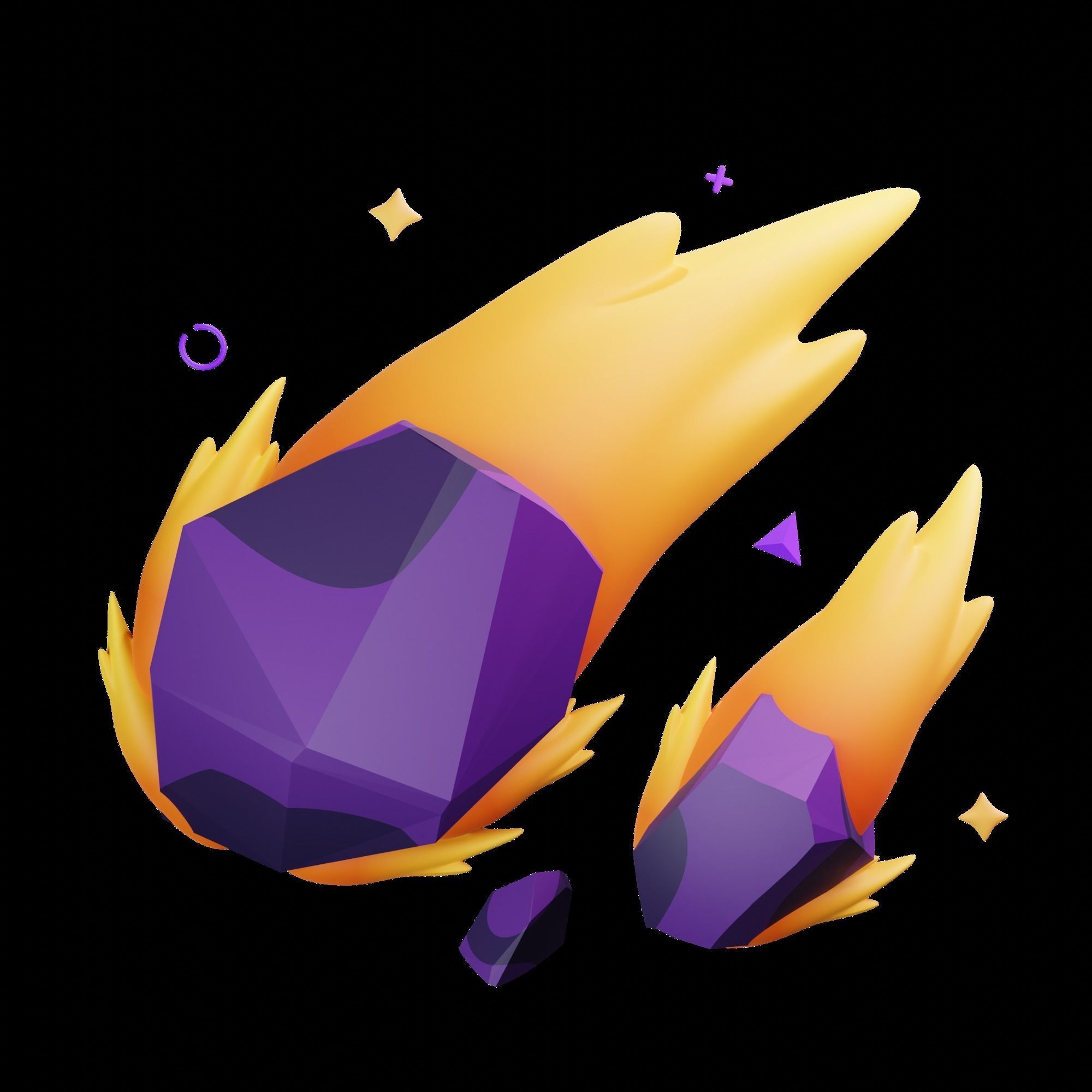3D Space Icons 3D model_5