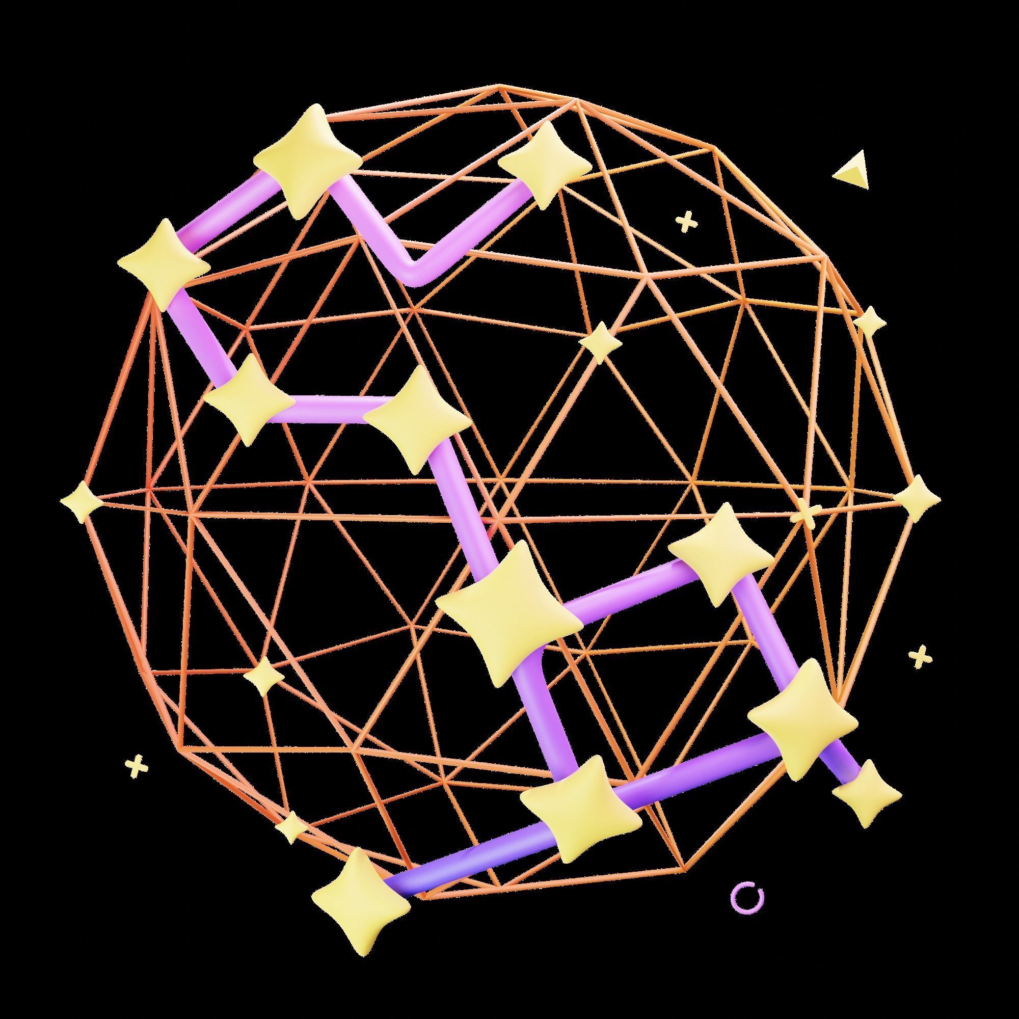 3D Space Icons 3D model_28