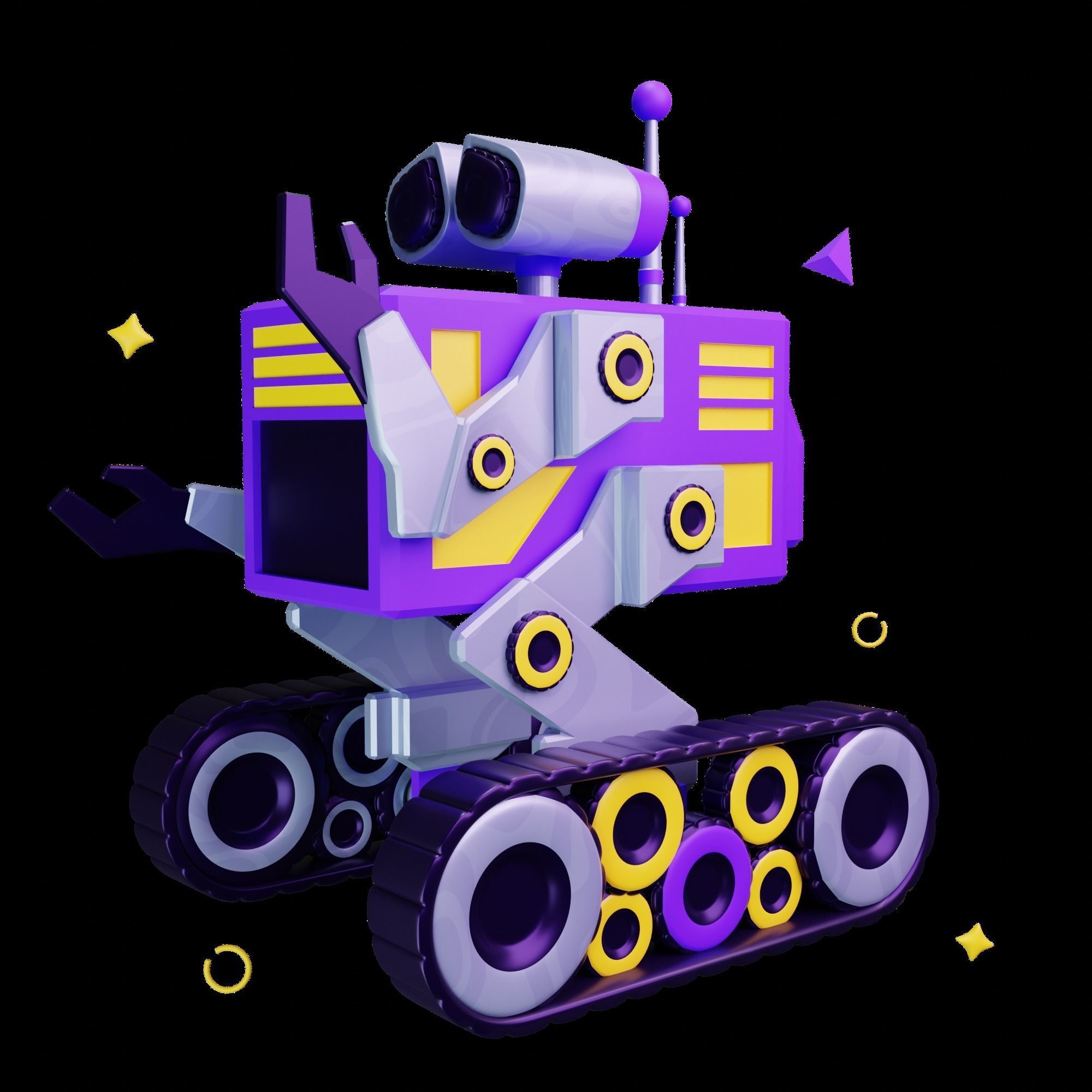 3D Space Icons 3D model_32