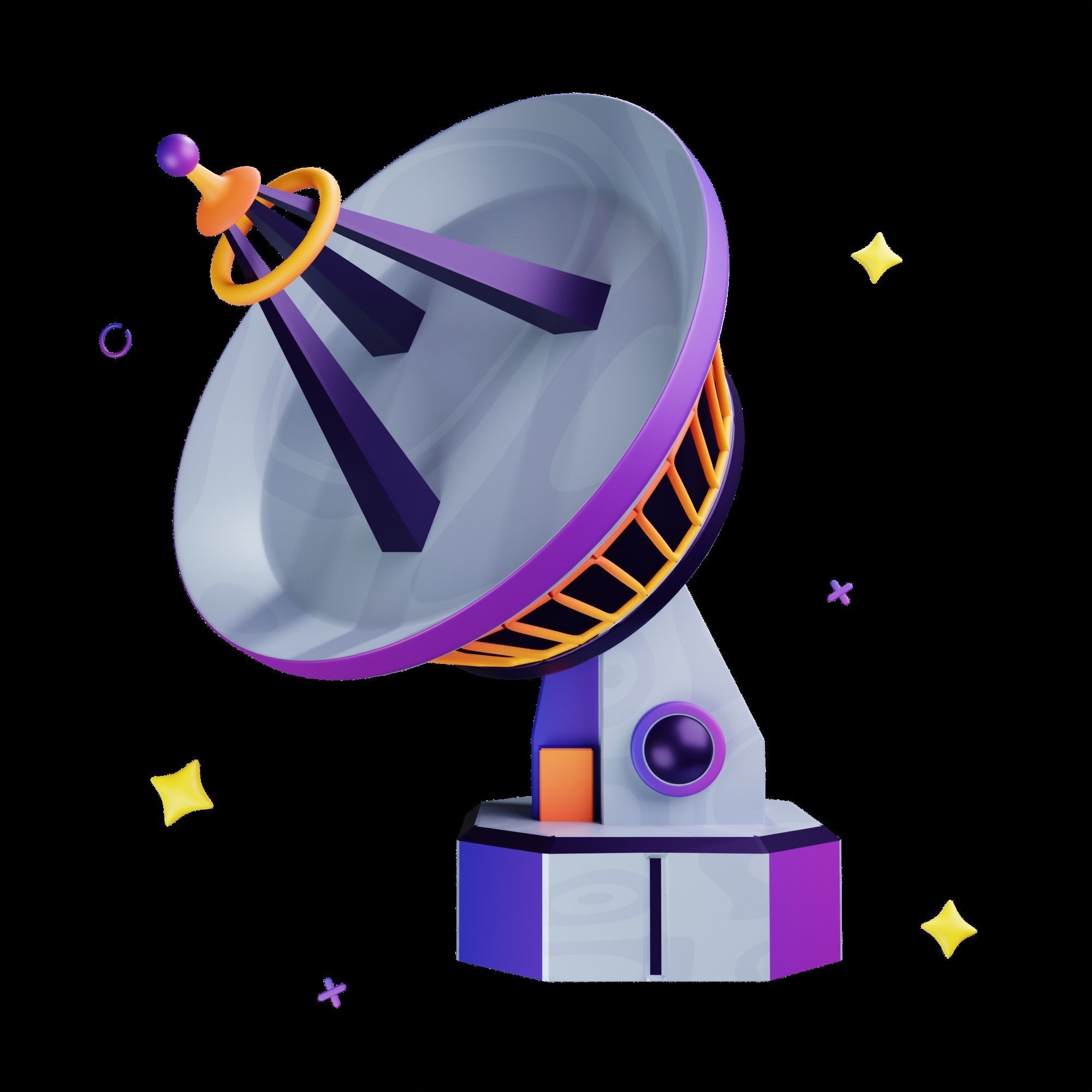 3D Space Icons 3D model_20