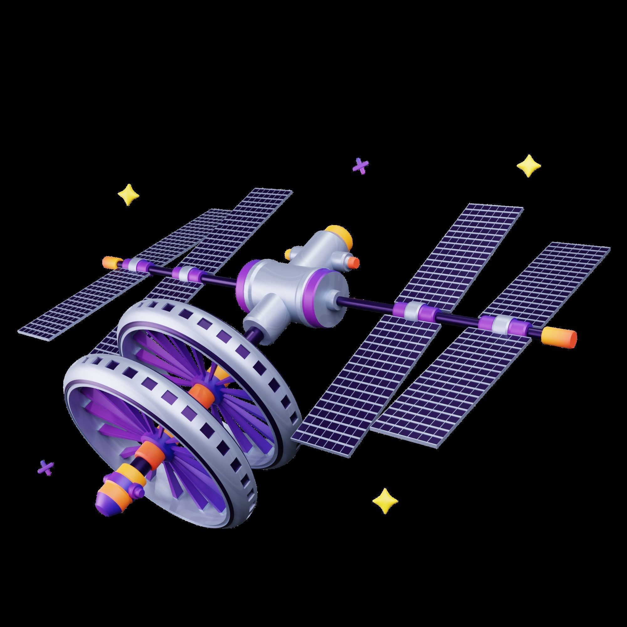 3D Space Icons 3D model_24
