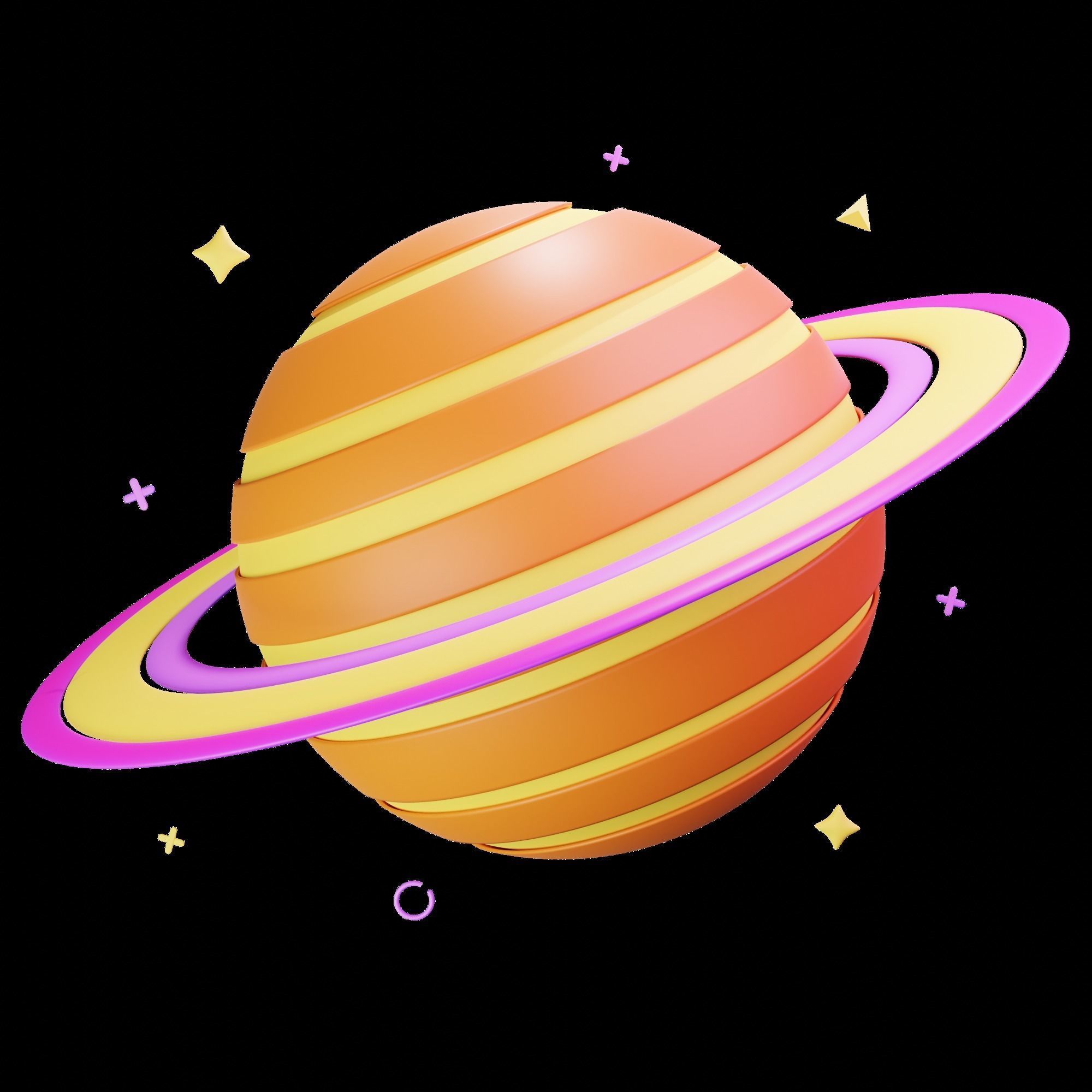 3D Space Icons 3D model_18