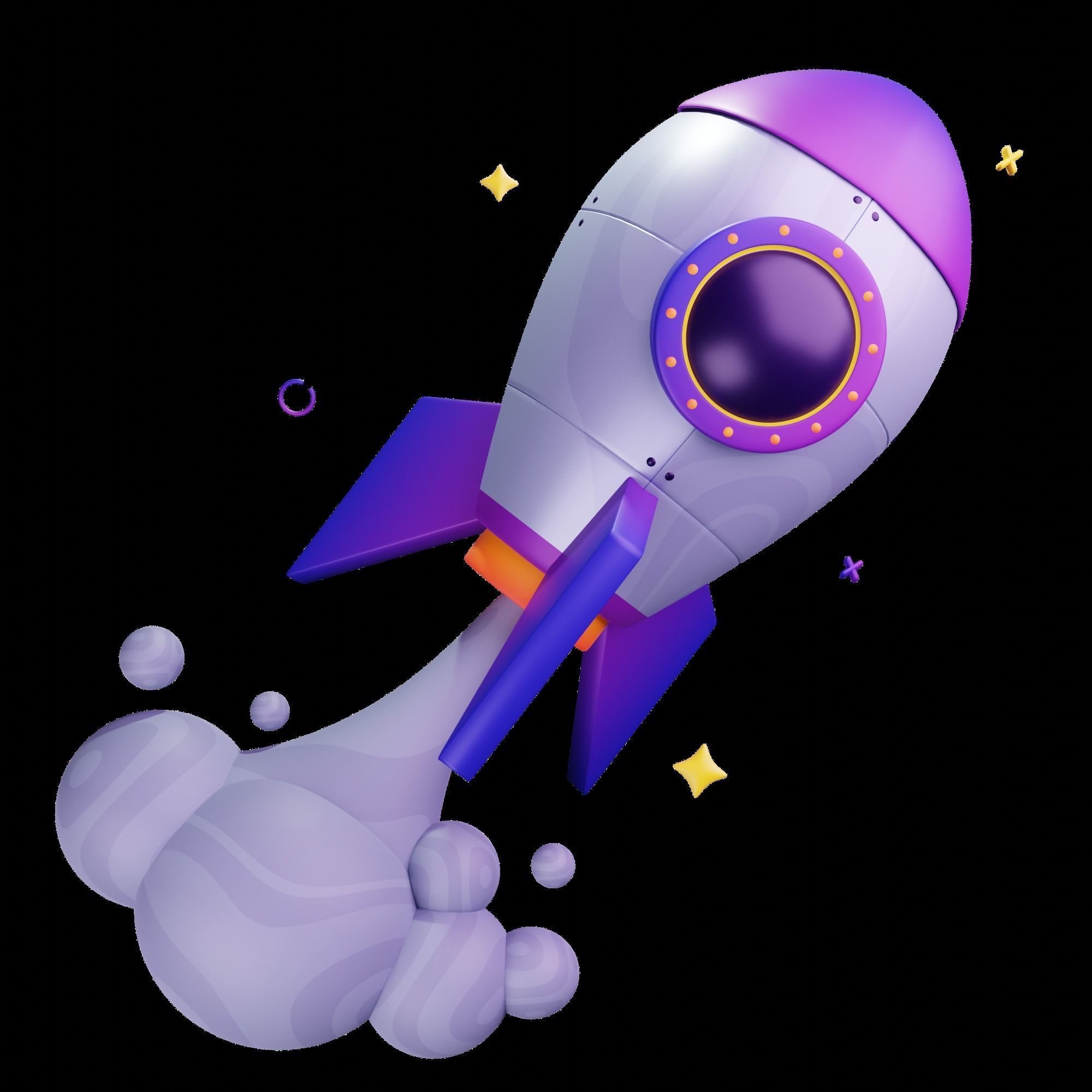 3D Space Icons 3D model_22