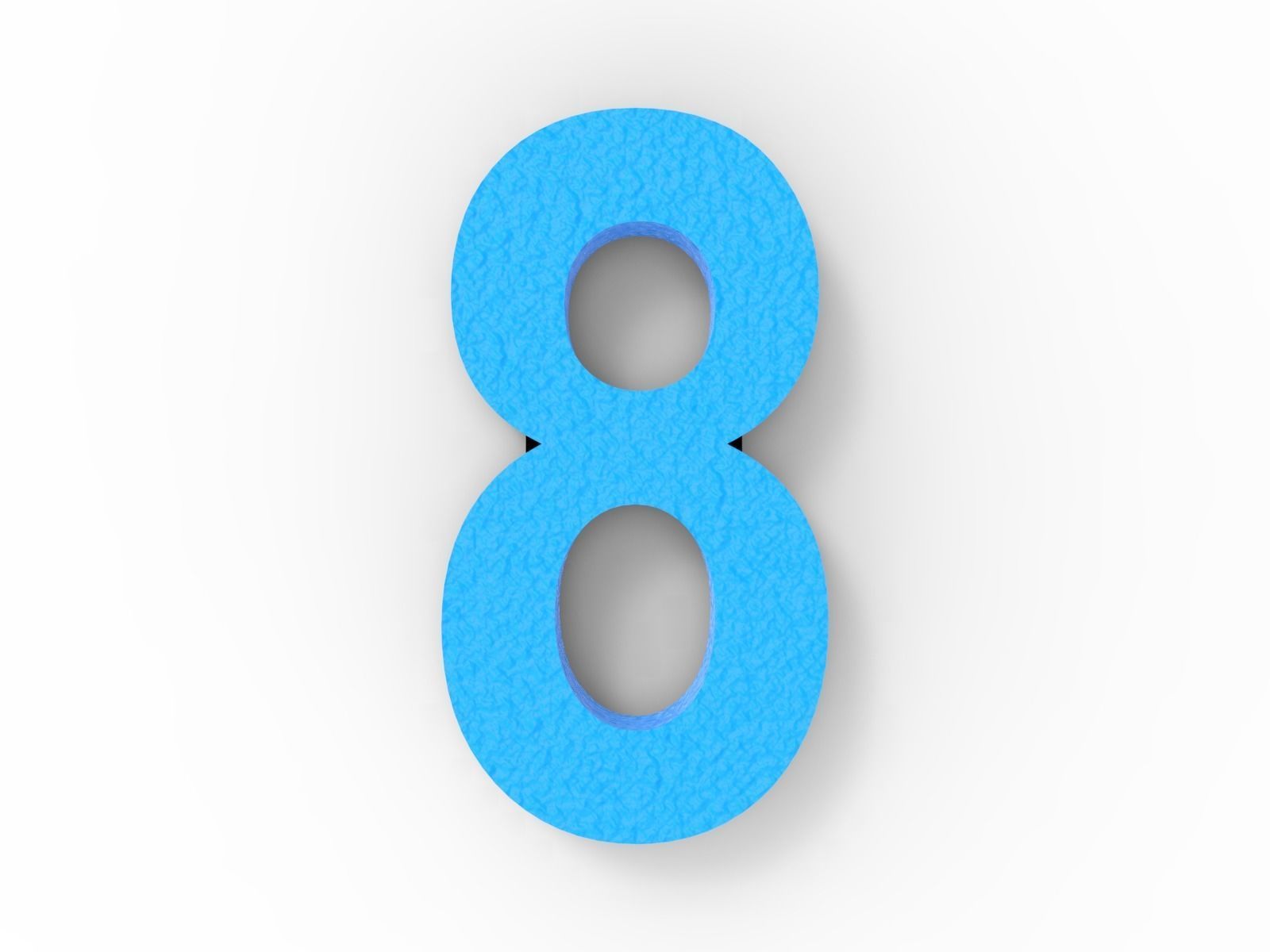 3D Printable Numbers - 0-9 - Arial Font - 20mm 3D print model_11
