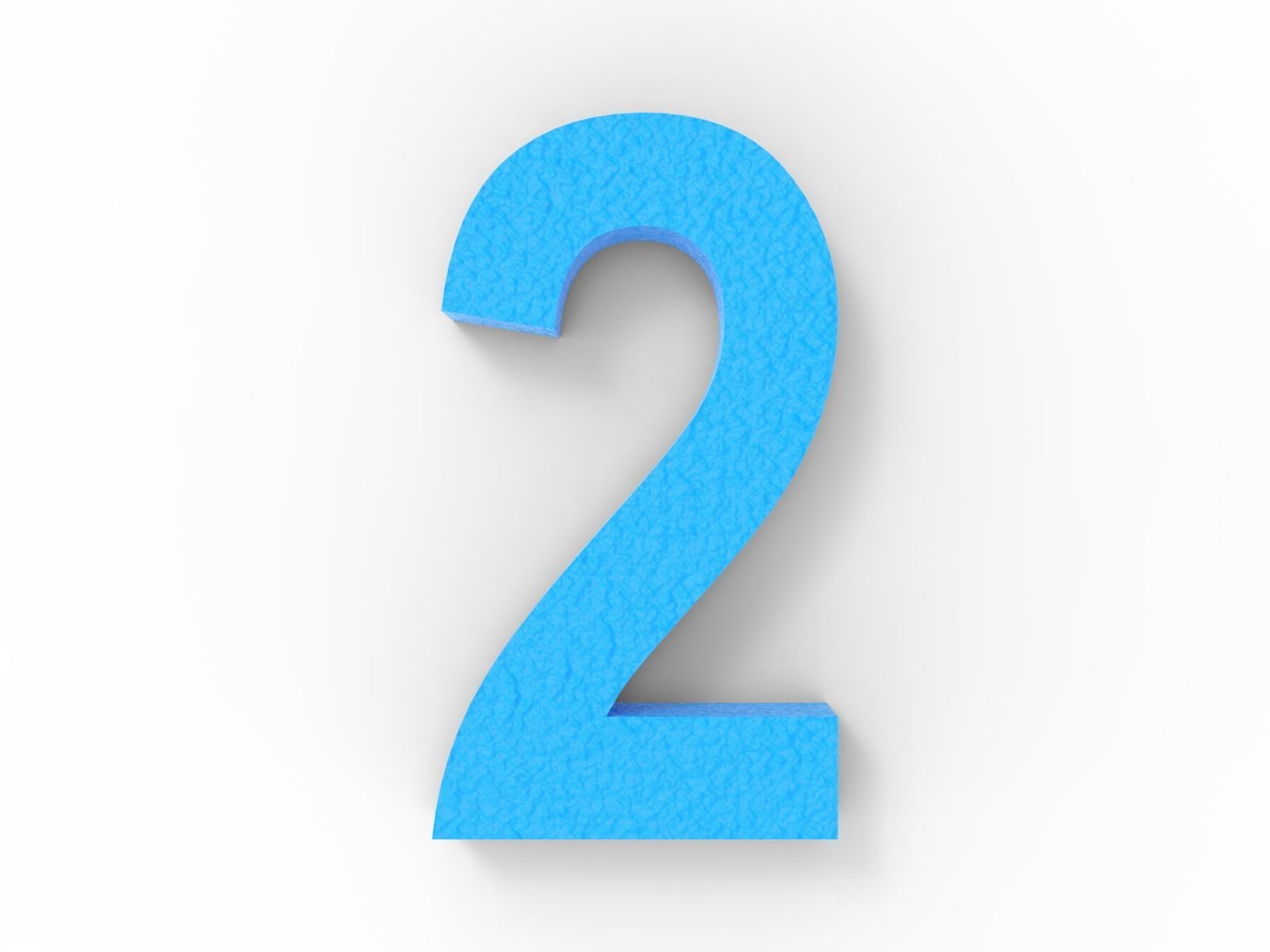 3D Printable Numbers - 0-9 - Arial Font - 20mm 3D print model_5