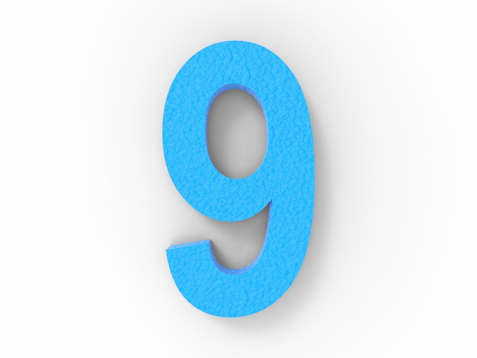 3D Printable Numbers - 0-9 - Arial Font - 20mm 3D print model_12