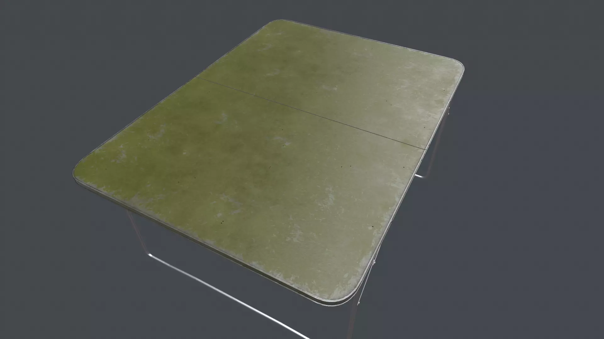 3D Military metal table model Free low-poly 3D model