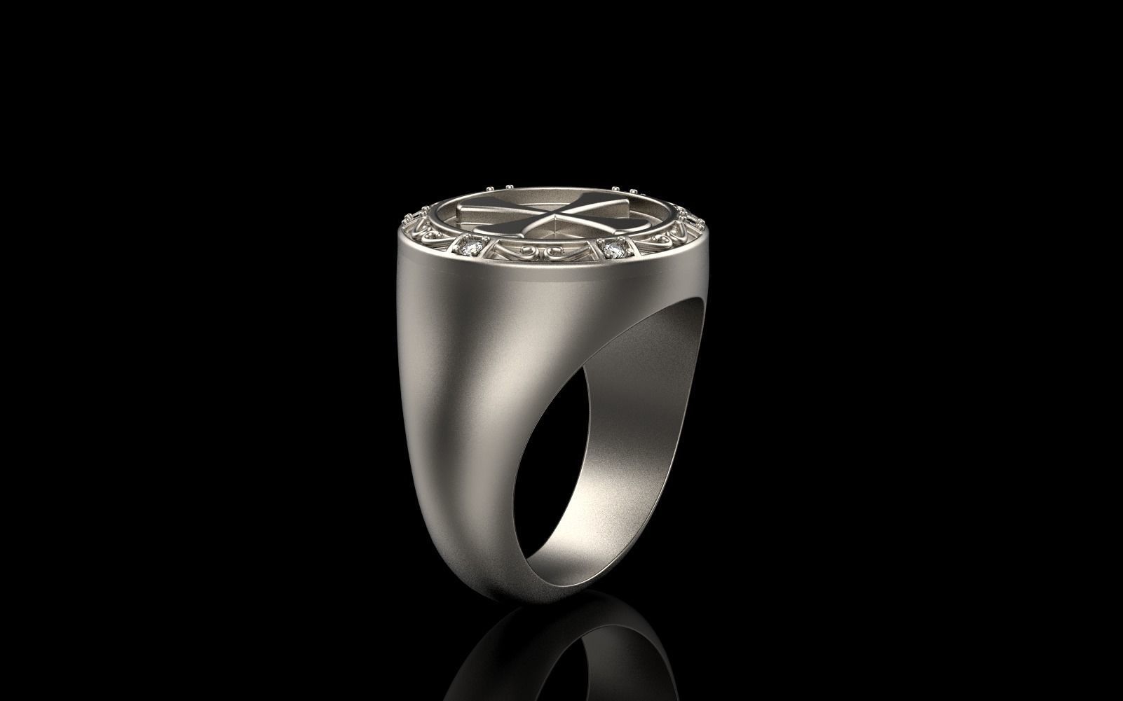 Cross ring model 353 3D print model_24