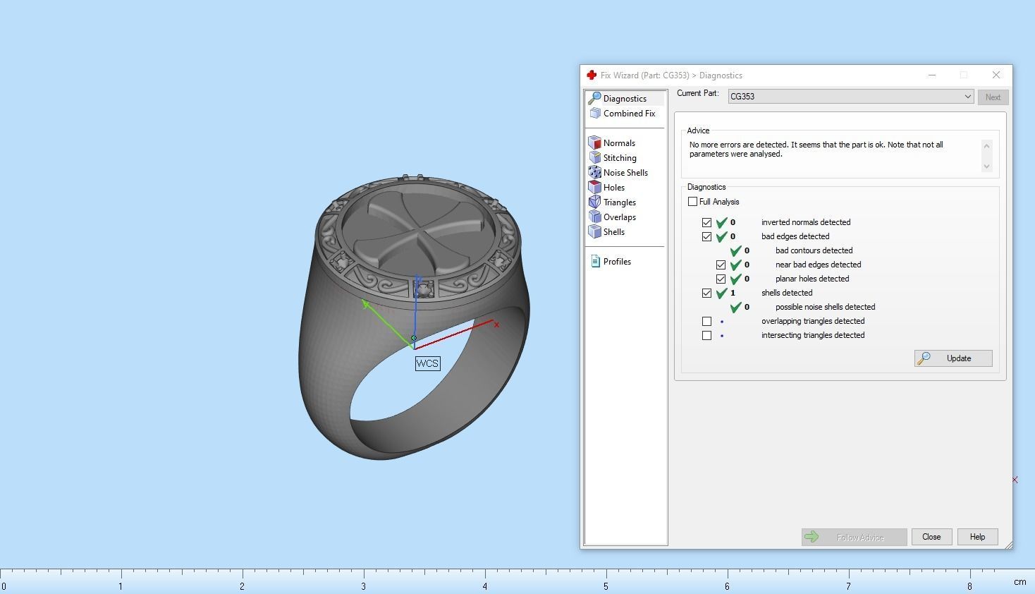 Cross ring model 353 3D print model_27