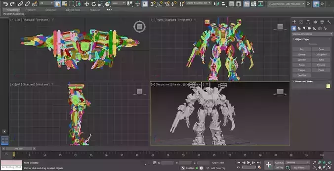 Transformers Brawl High Quality 3Ds Model 3D model