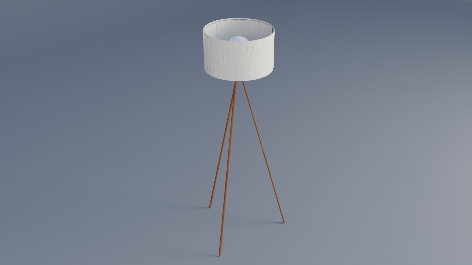 Floor Lamps Low-poly 3D model_1