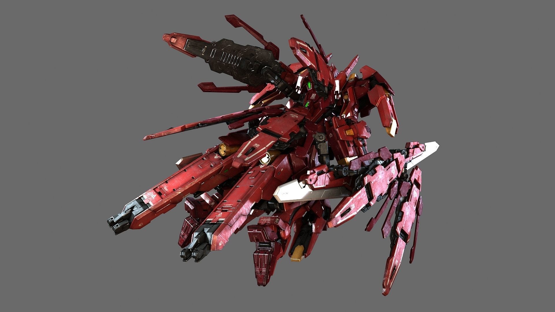MOBILE SUIT GNY-001F GUNDAM ASTRAEA TYPE-F AVARANG DASH OP-SET 3D model_8