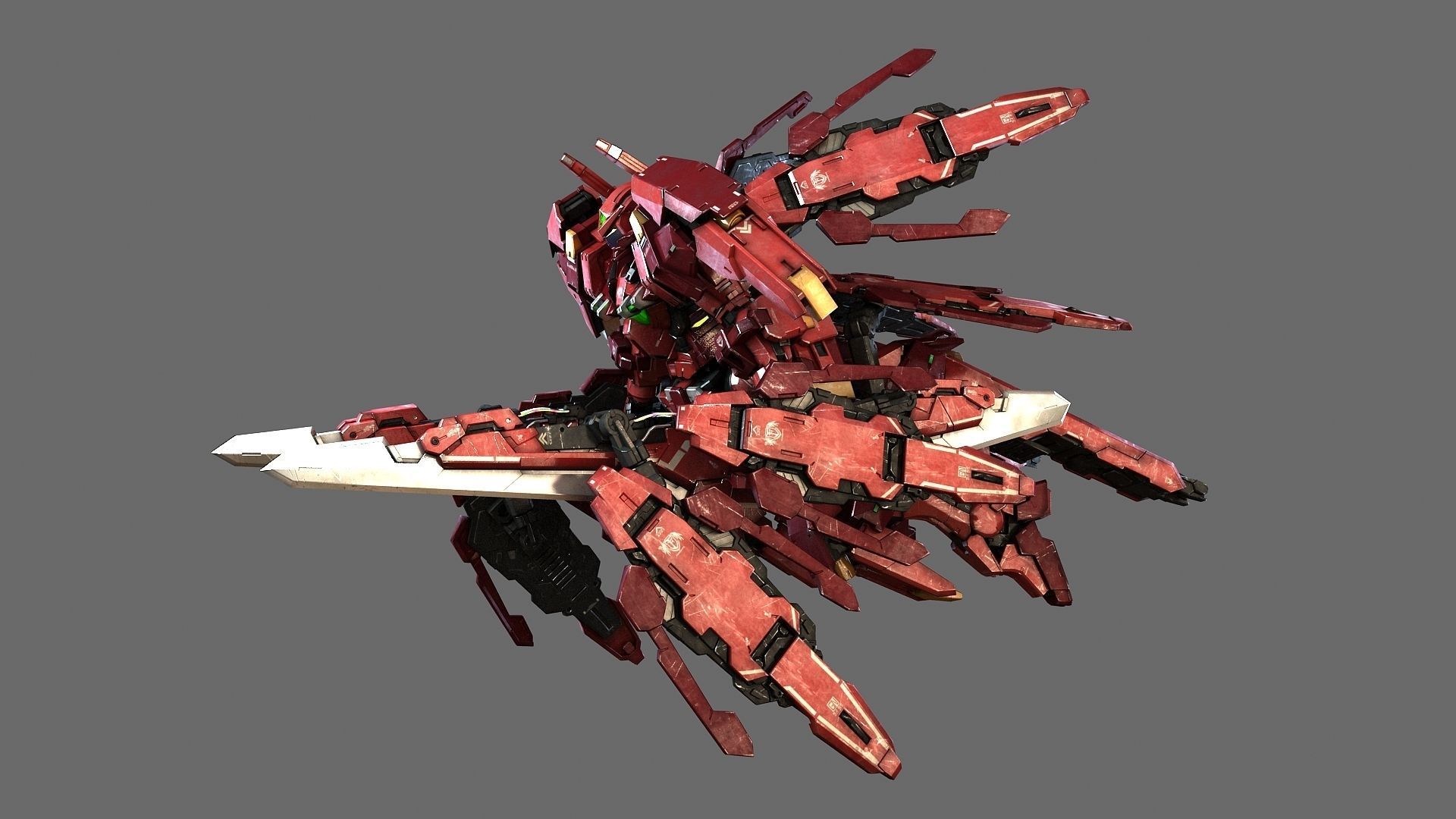 MOBILE SUIT GNY-001F GUNDAM ASTRAEA TYPE-F AVARANG DASH OP-SET 3D model_6