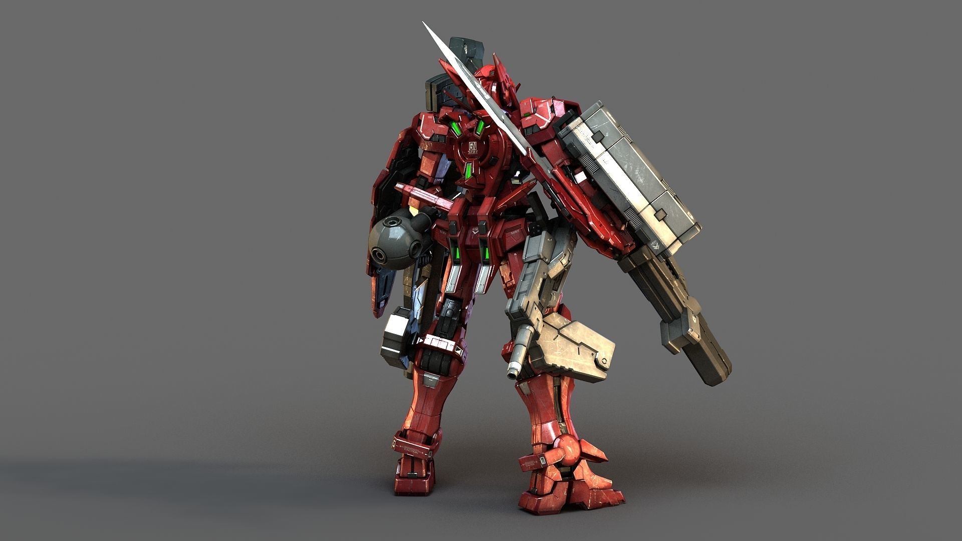 MOBILE SUIT GNY-001F GUNDAM ASTRAEA TYPE-F AVARANG DASH OP-SET 3D model_4