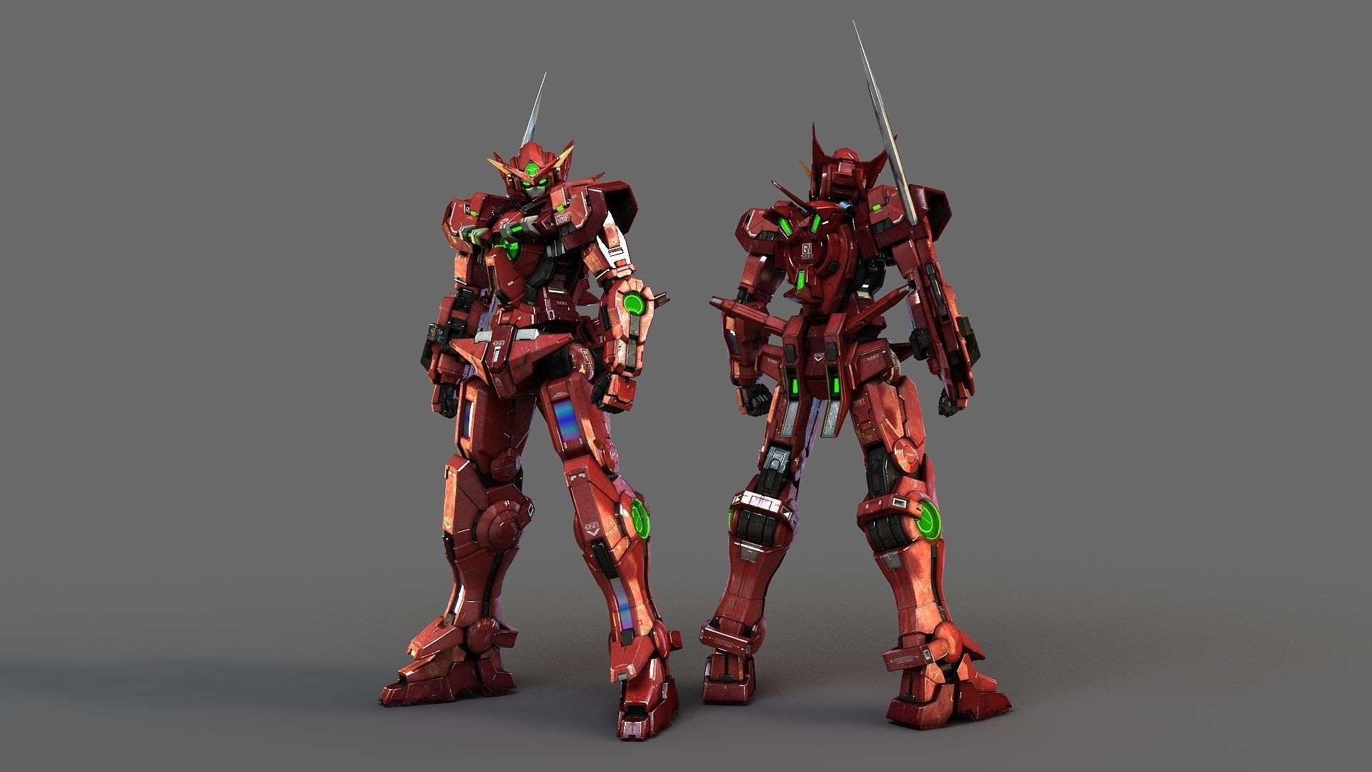 MOBILE SUIT GNY-001F GUNDAM ASTRAEA TYPE-F AVARANG DASH OP-SET 3D model_9