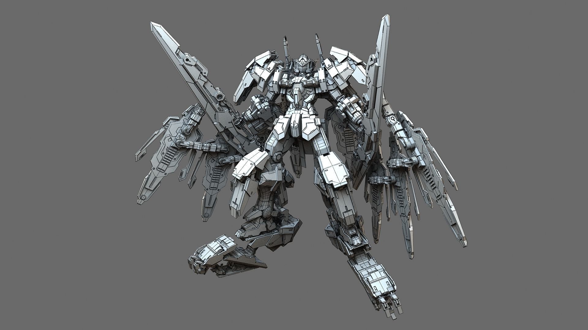 MOBILE SUIT GNY-001F GUNDAM ASTRAEA TYPE-F AVARANG DASH OP-SET 3D model_18
