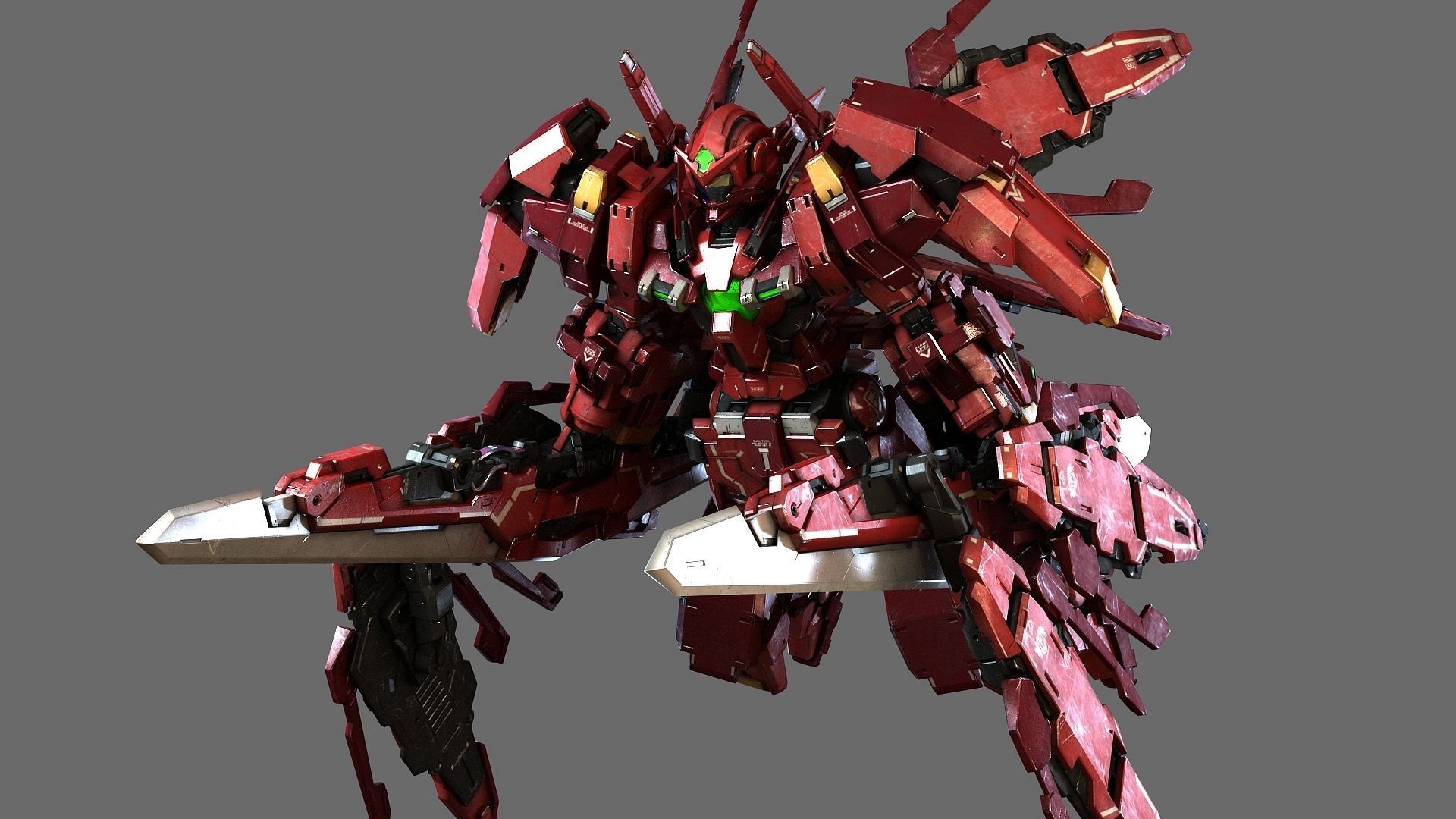 MOBILE SUIT GNY-001F GUNDAM ASTRAEA TYPE-F AVARANG DASH OP-SET 3D model_7