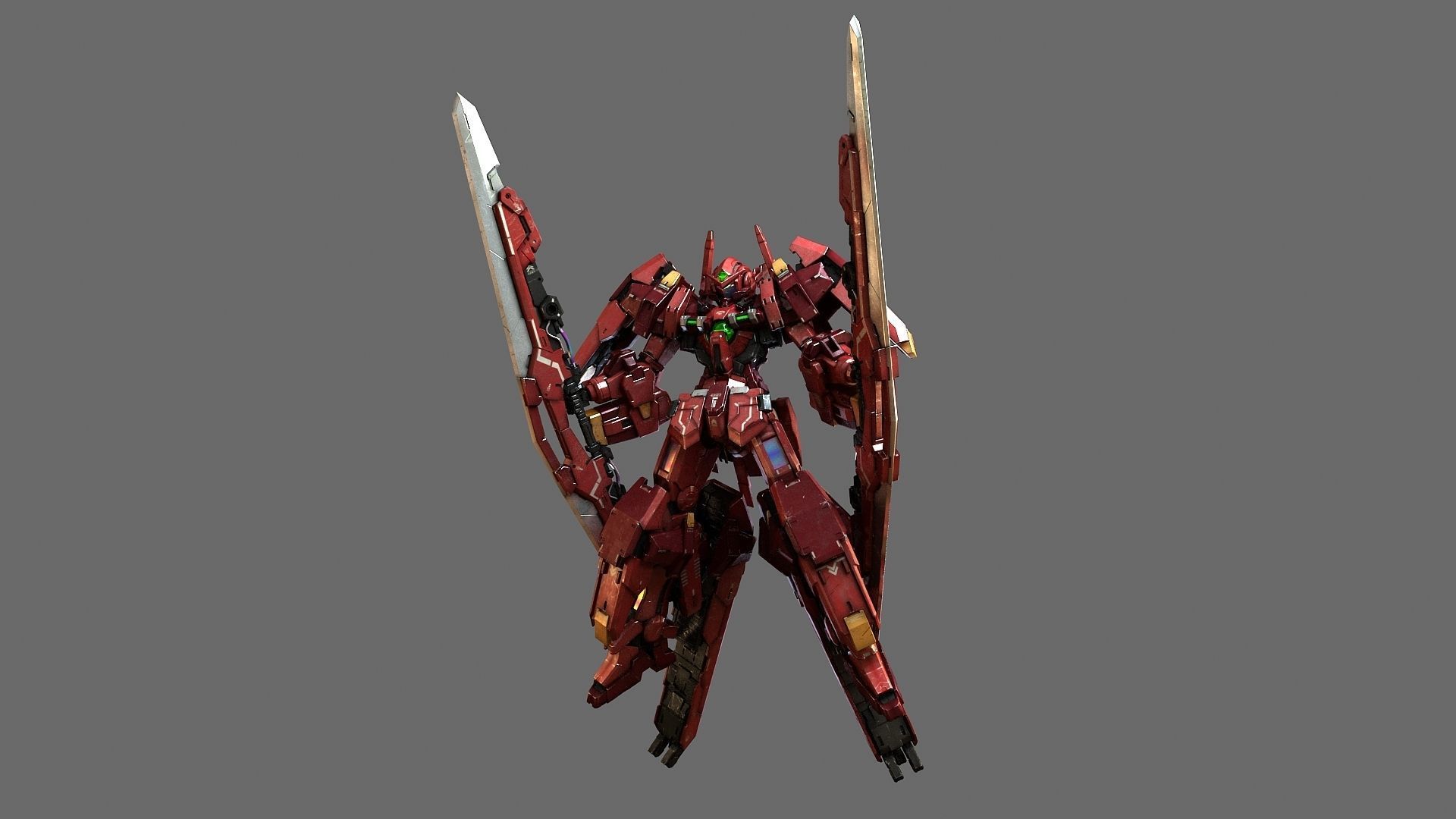 MOBILE SUIT GNY-001F GUNDAM ASTRAEA TYPE-F AVARANG DASH OP-SET 3D model_1