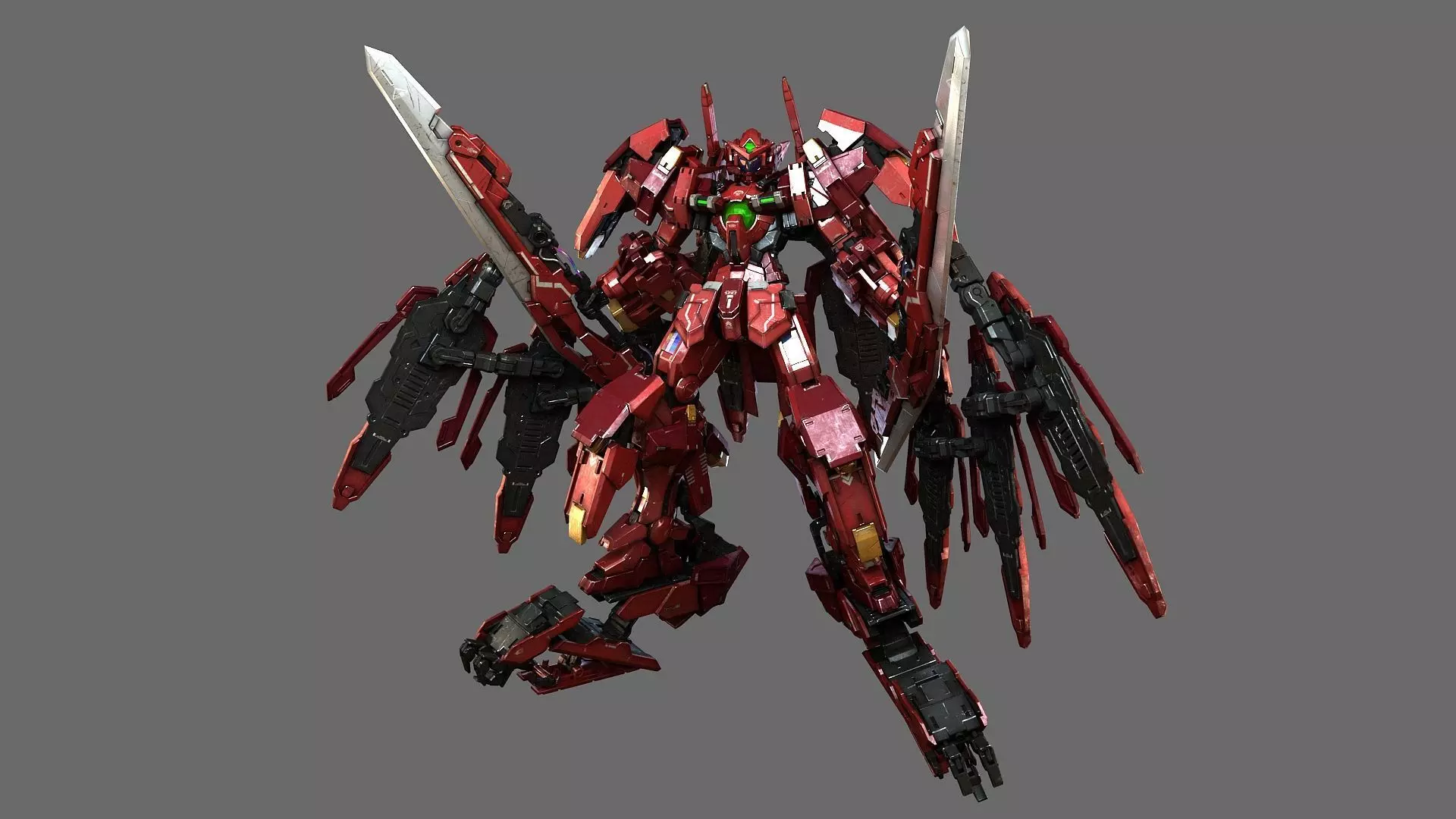 MOBILE SUIT GNY-001F GUNDAM ASTRAEA TYPE-F AVARANG DASH OP-SET 3D model_0