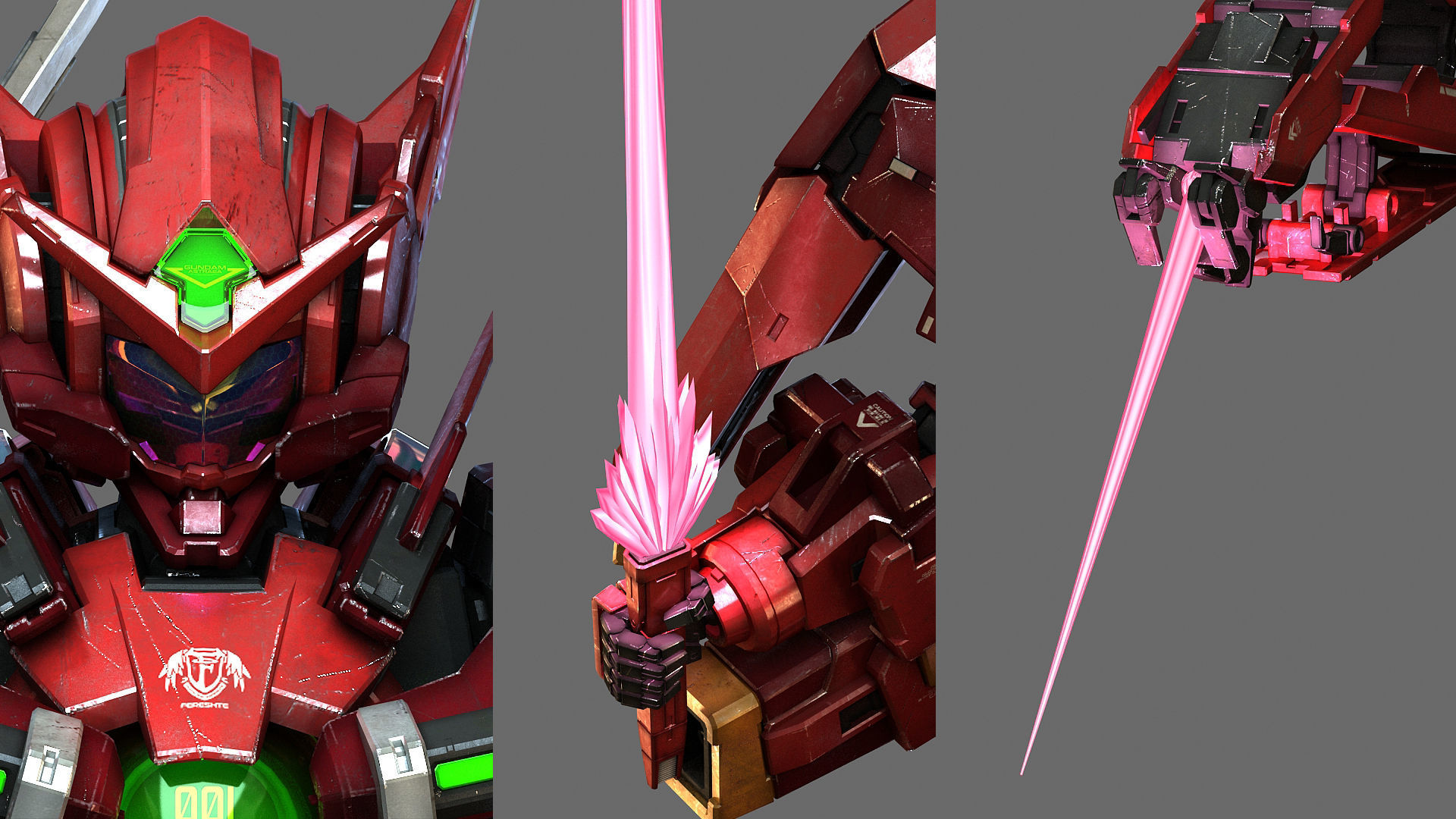 MOBILE SUIT GNY-001F GUNDAM ASTRAEA TYPE-F AVARANG DASH OP-SET 3D model_16