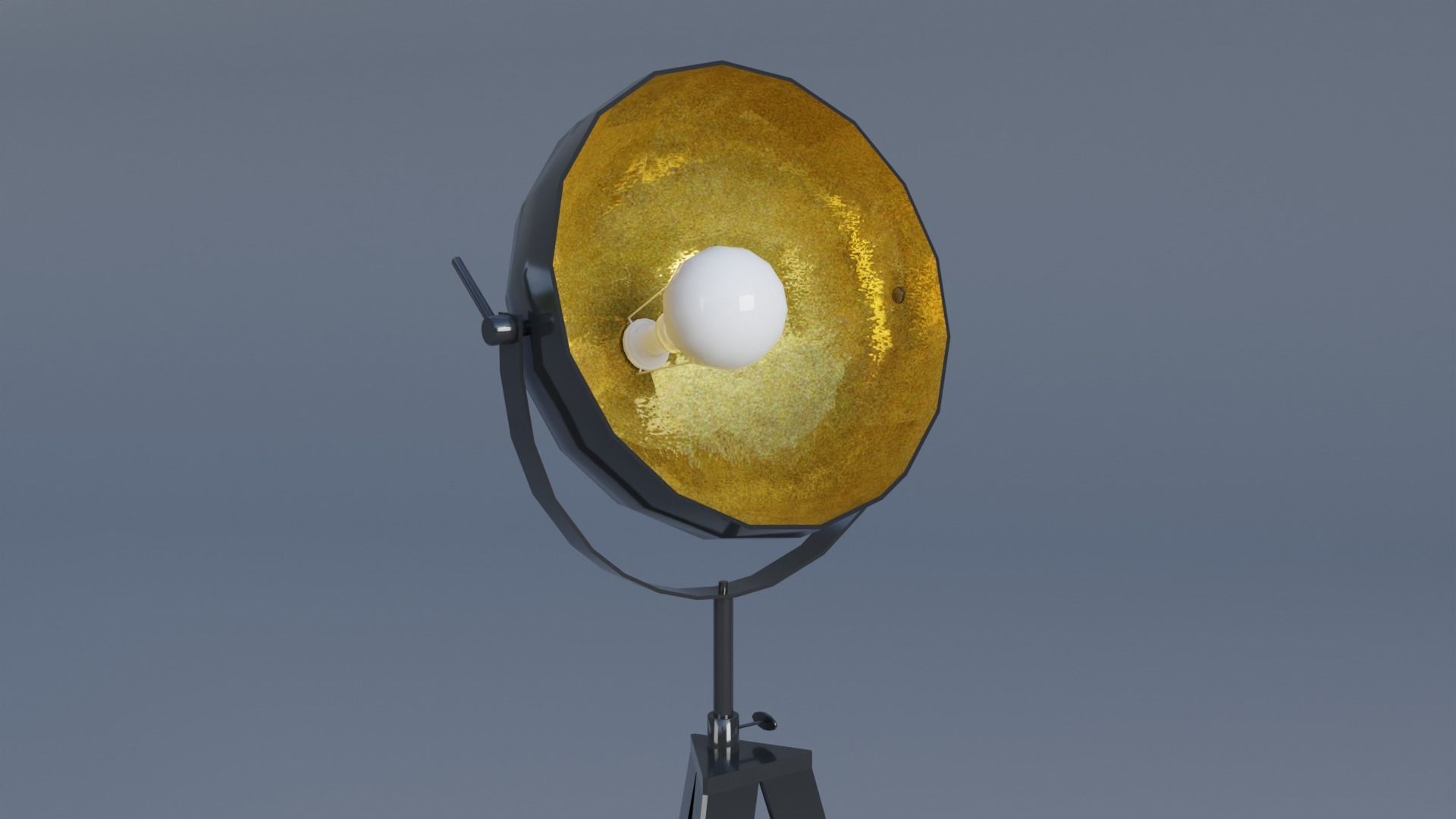Floor Lamps Low-poly 3D model_2