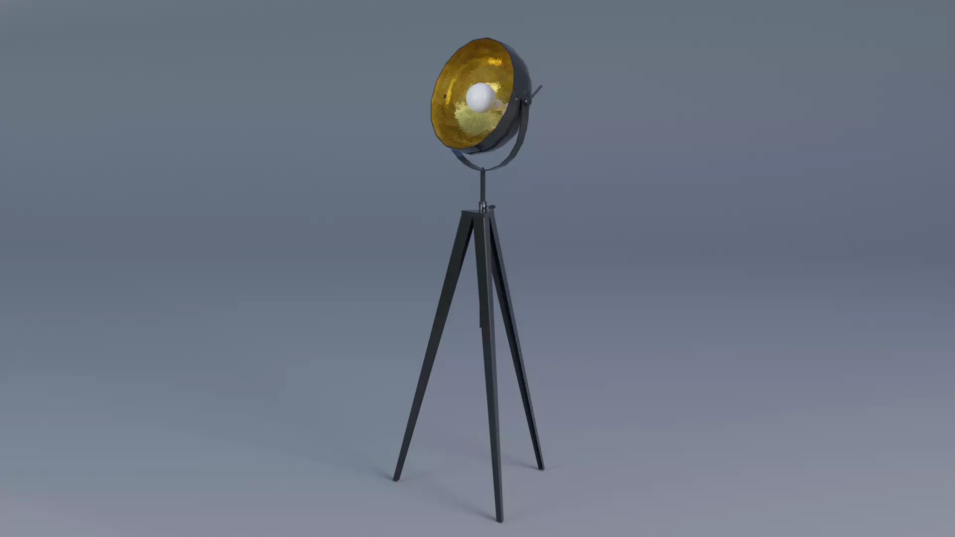 Floor Lamps Low-poly 3D model_0