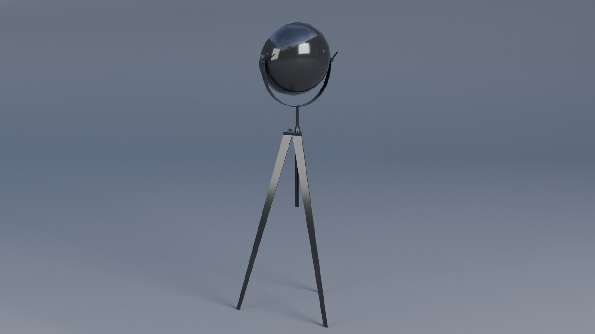 Floor Lamps Low-poly 3D model_1